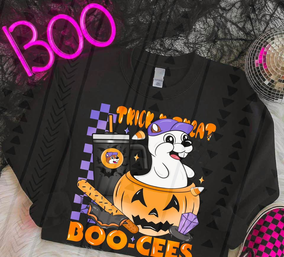 Trick Or Treat Boo-cees DTF Prints