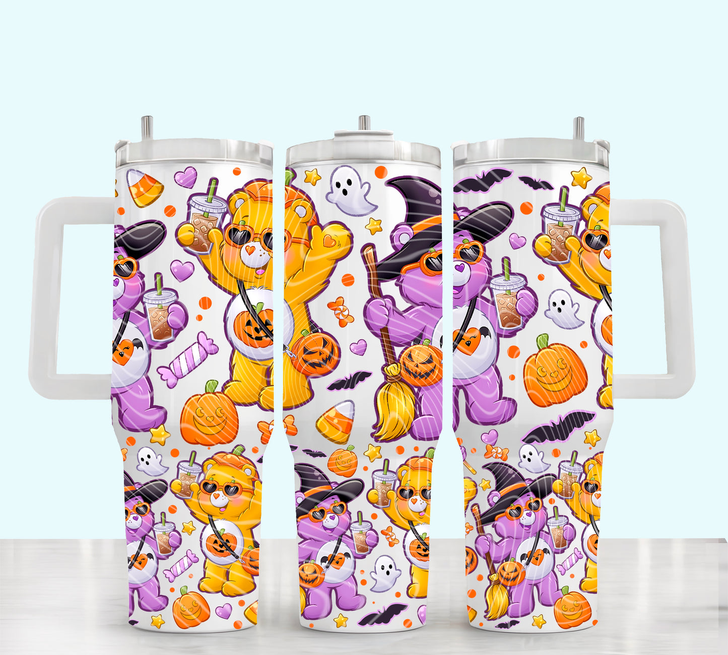 Spooky Bears 40 oz Tumbler Prints