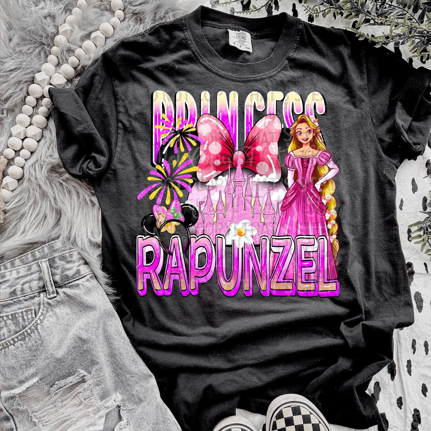 Princess Rapunzel DTF Prints