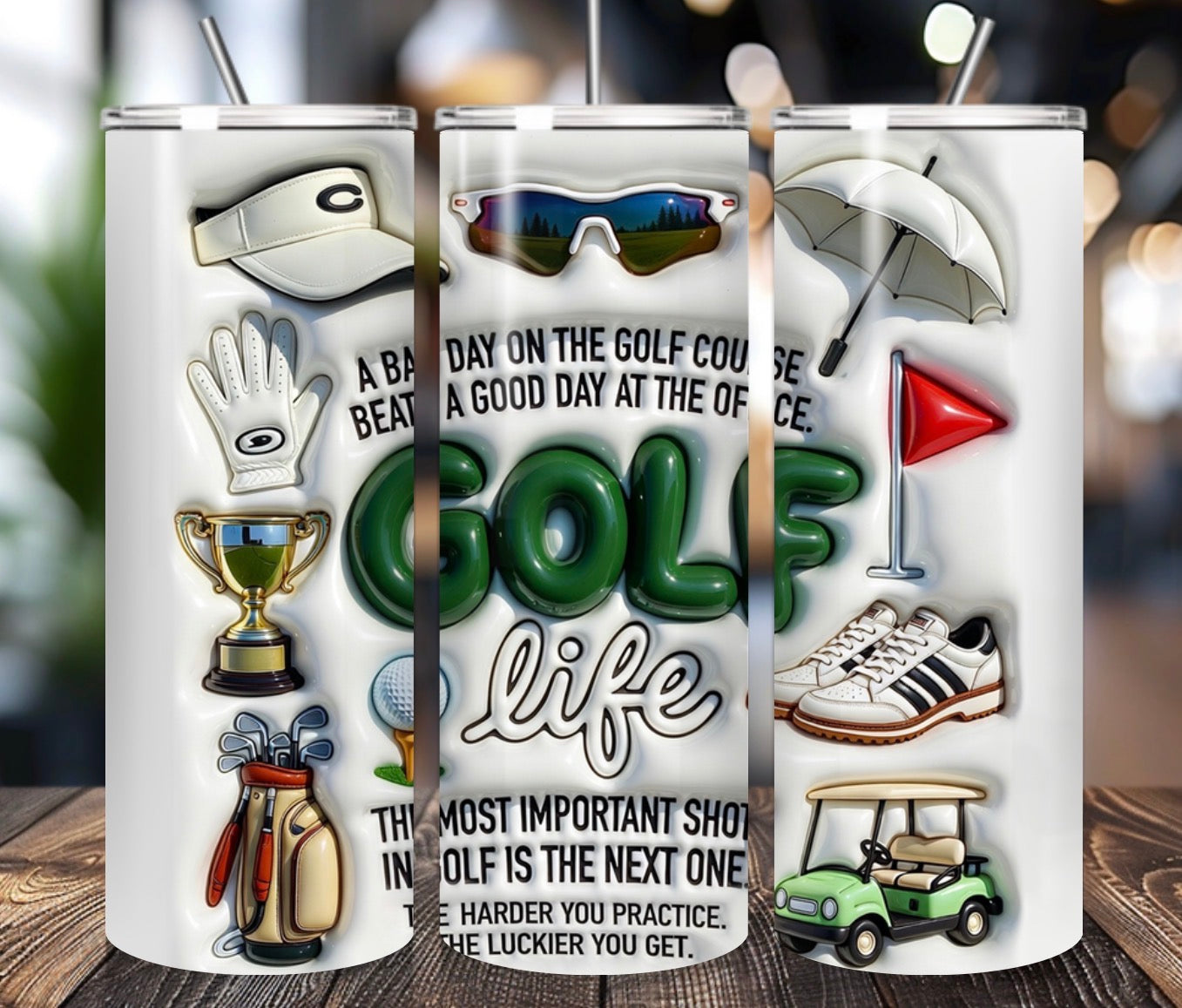Golf Life Tumbler Wrap