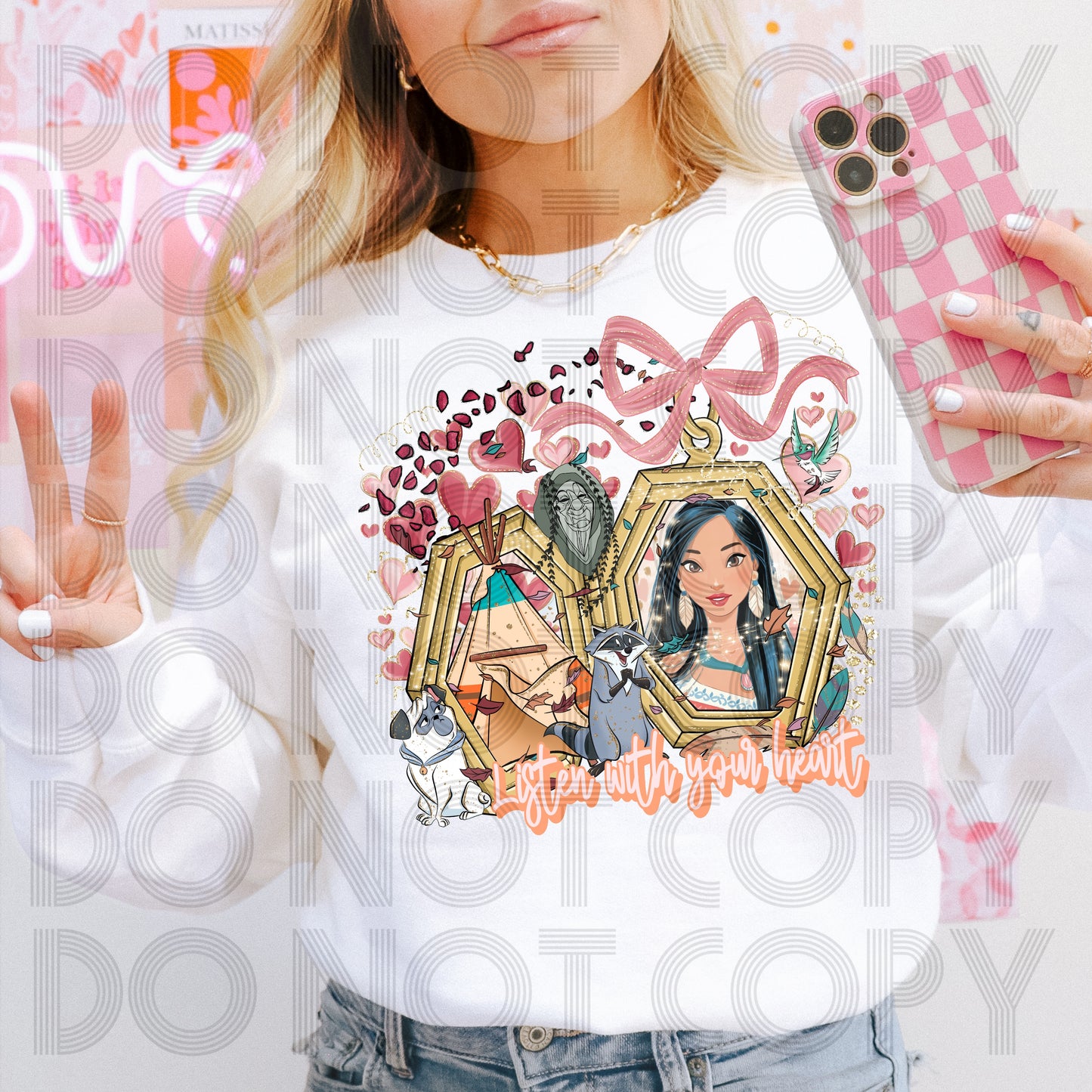 Listen With Your Heart DTF Print