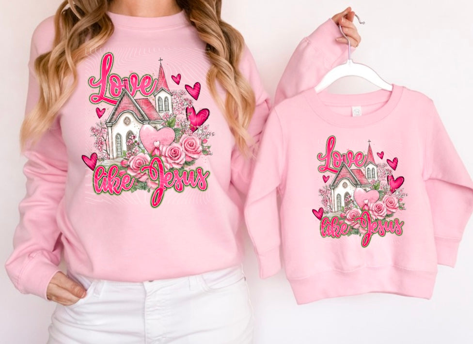 Love Like Jesus DTF Print