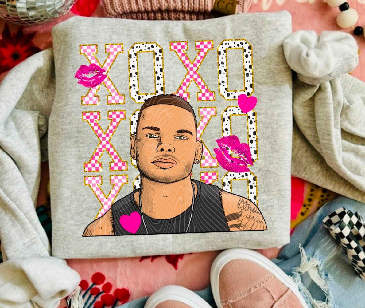 XOXO Kane Valentine DTF Print