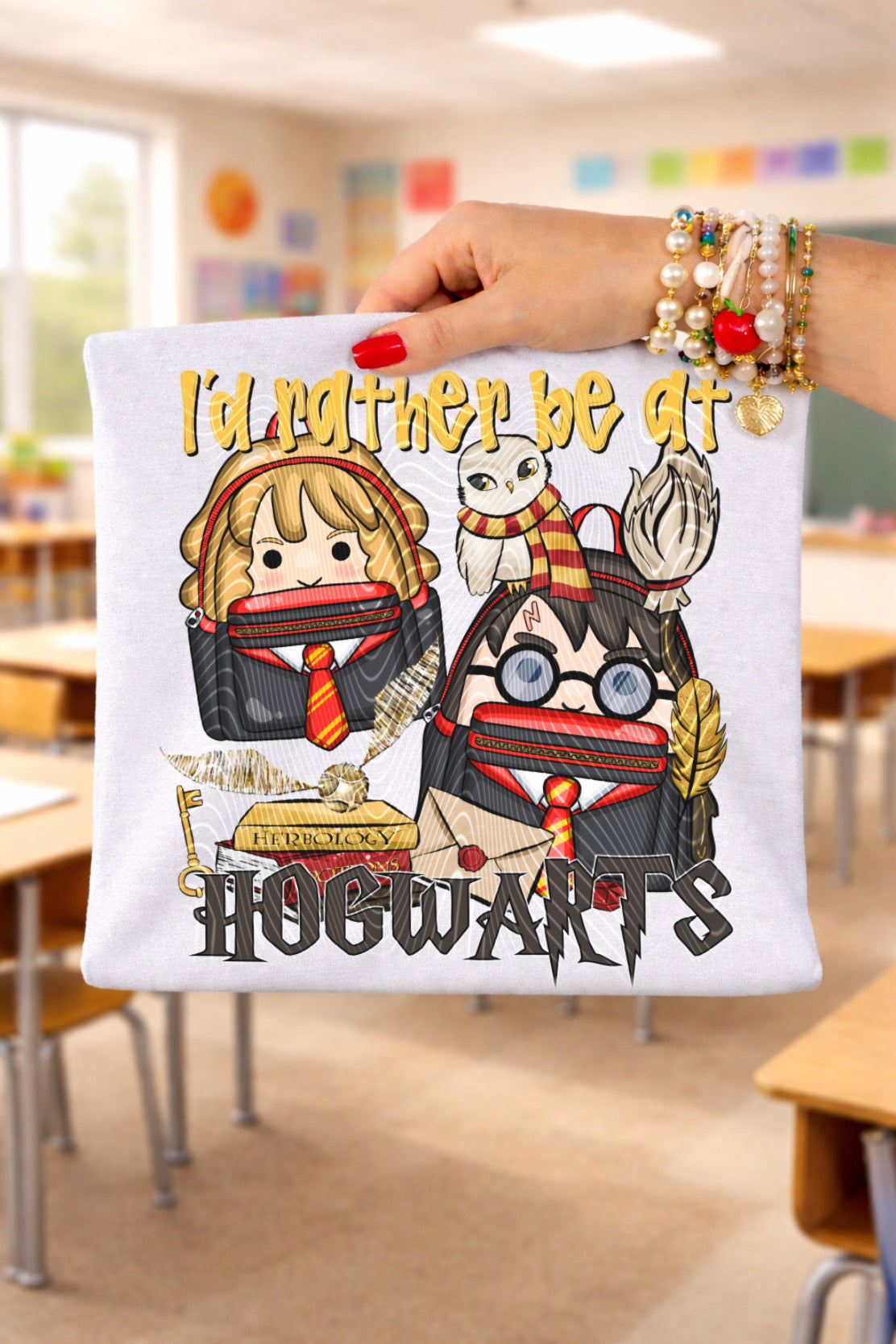 I’d Rather Be At Hogwarts DTF Print