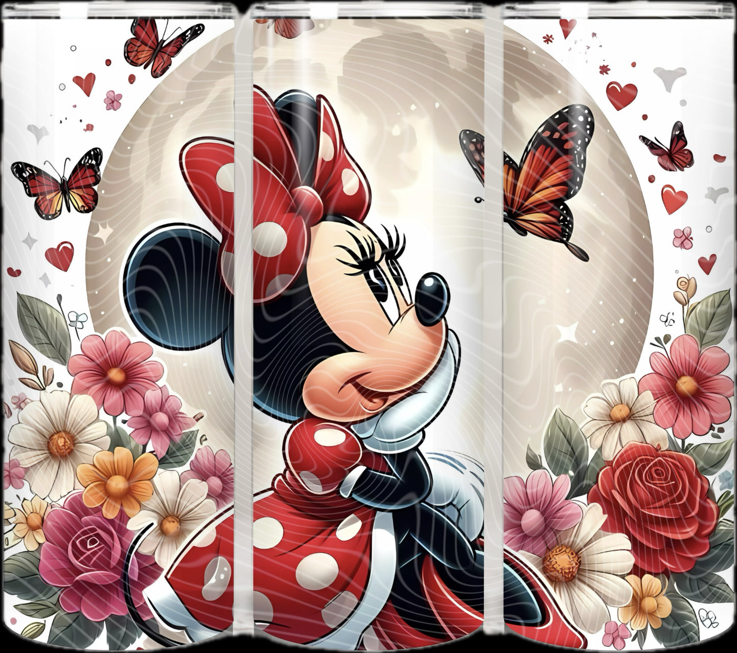 Floral Girl Mouse By The Moon