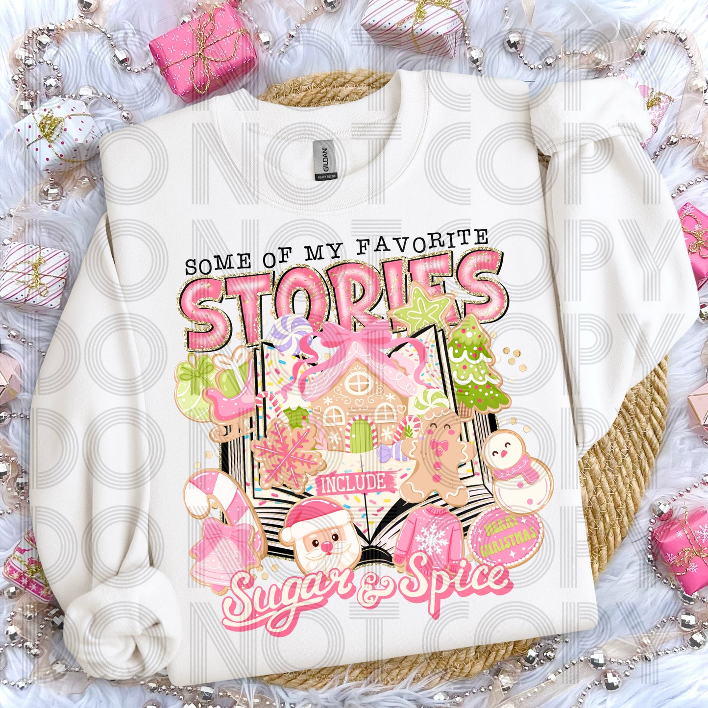 Favorite Stories Include Sugar And Spice DTF Prints