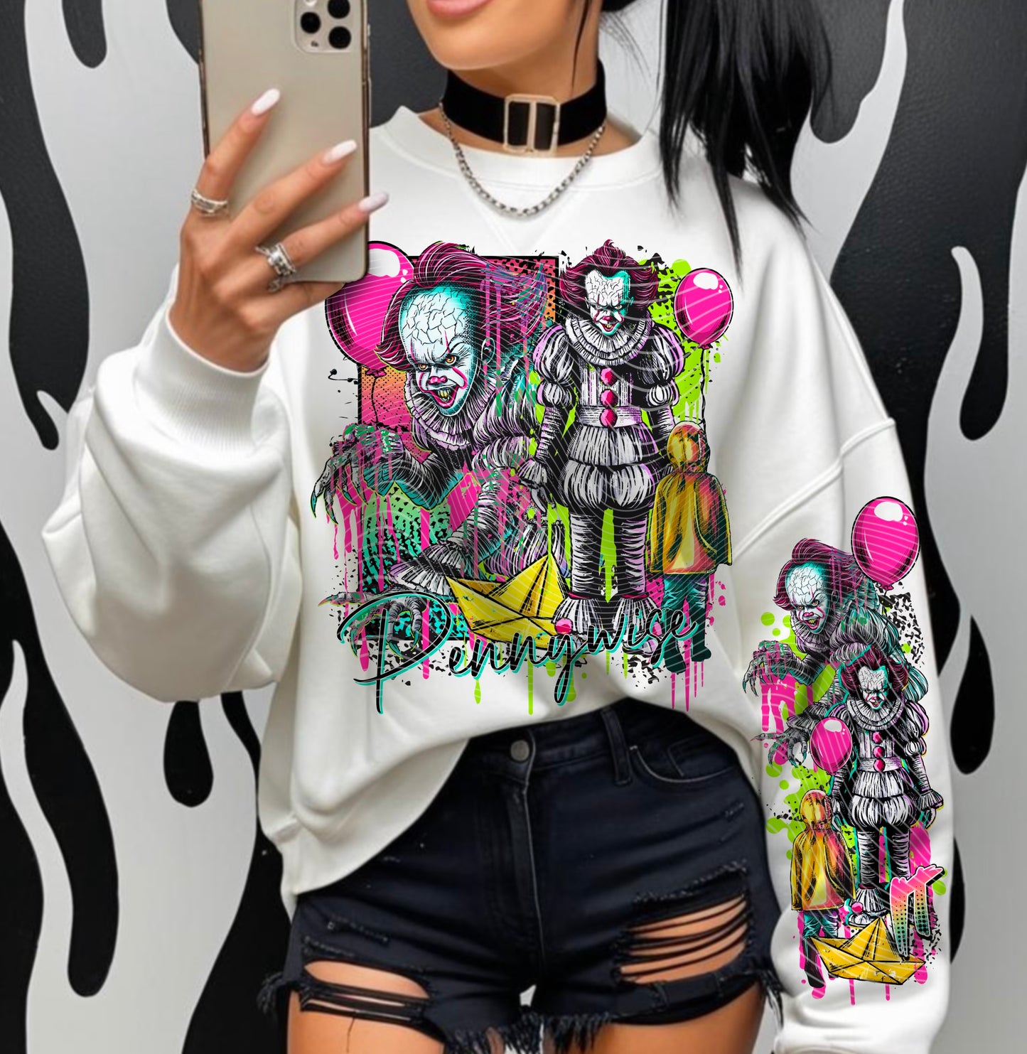 It Clown (With Name) DTF Print