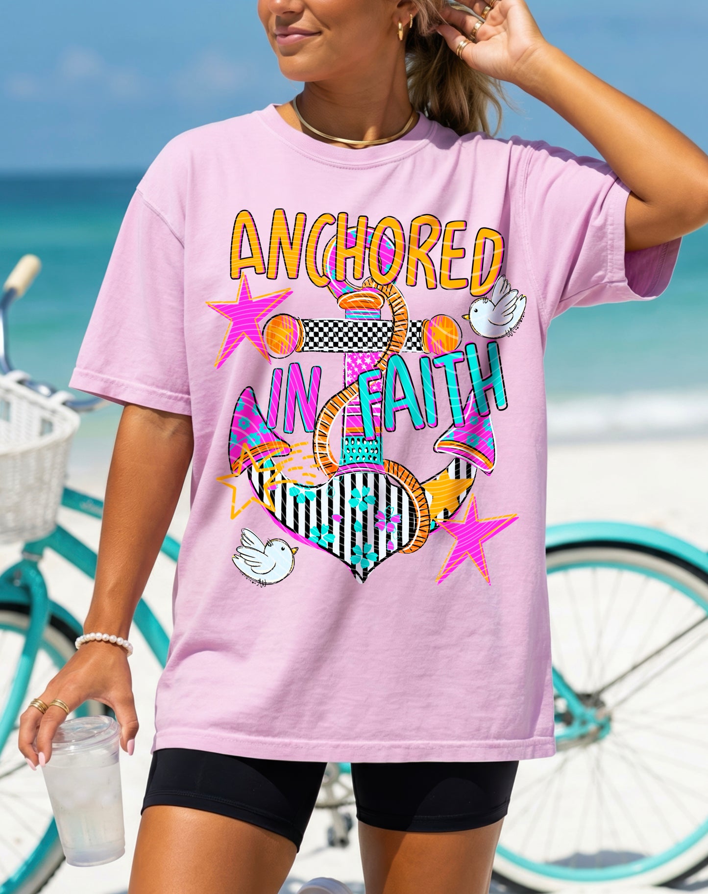Anchored In Faith DTF Print