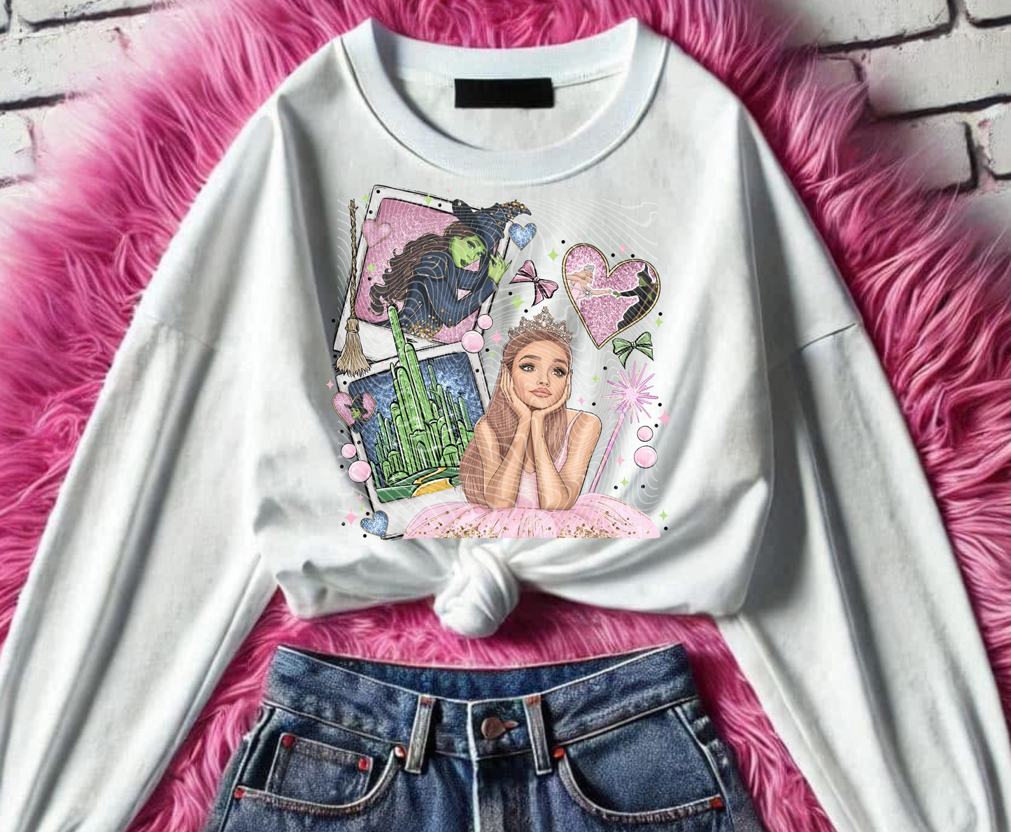 Polaroid Style Wicked DTF Print