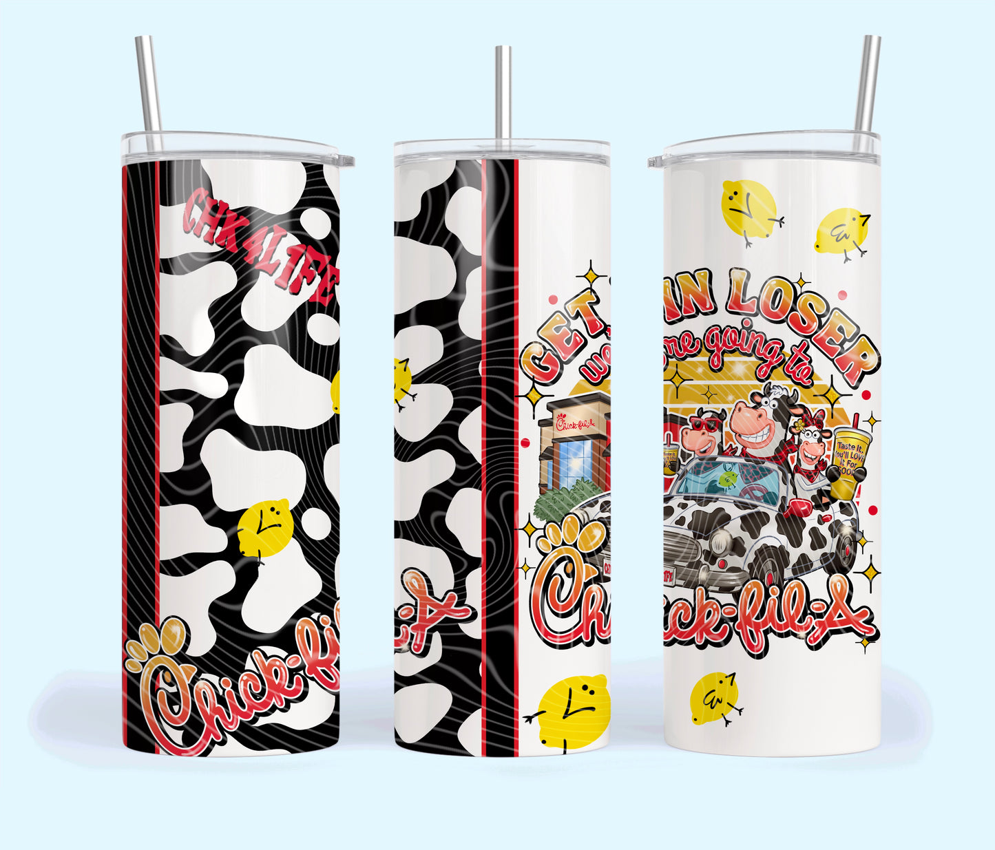 Get In Loser We’re Going To Chkfla Tumbler Wrap