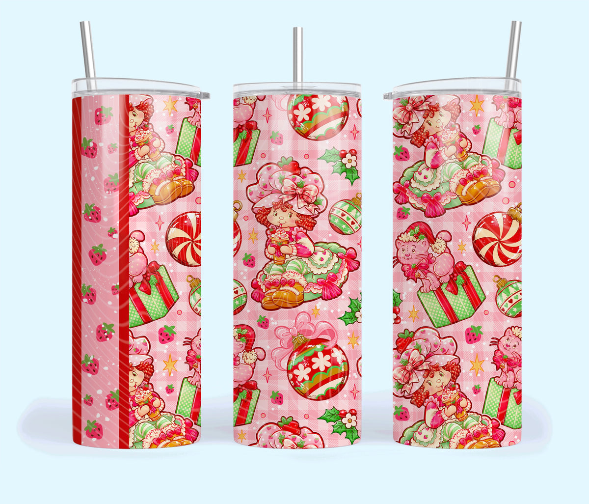 Berry Christmas Tumbler Wrap