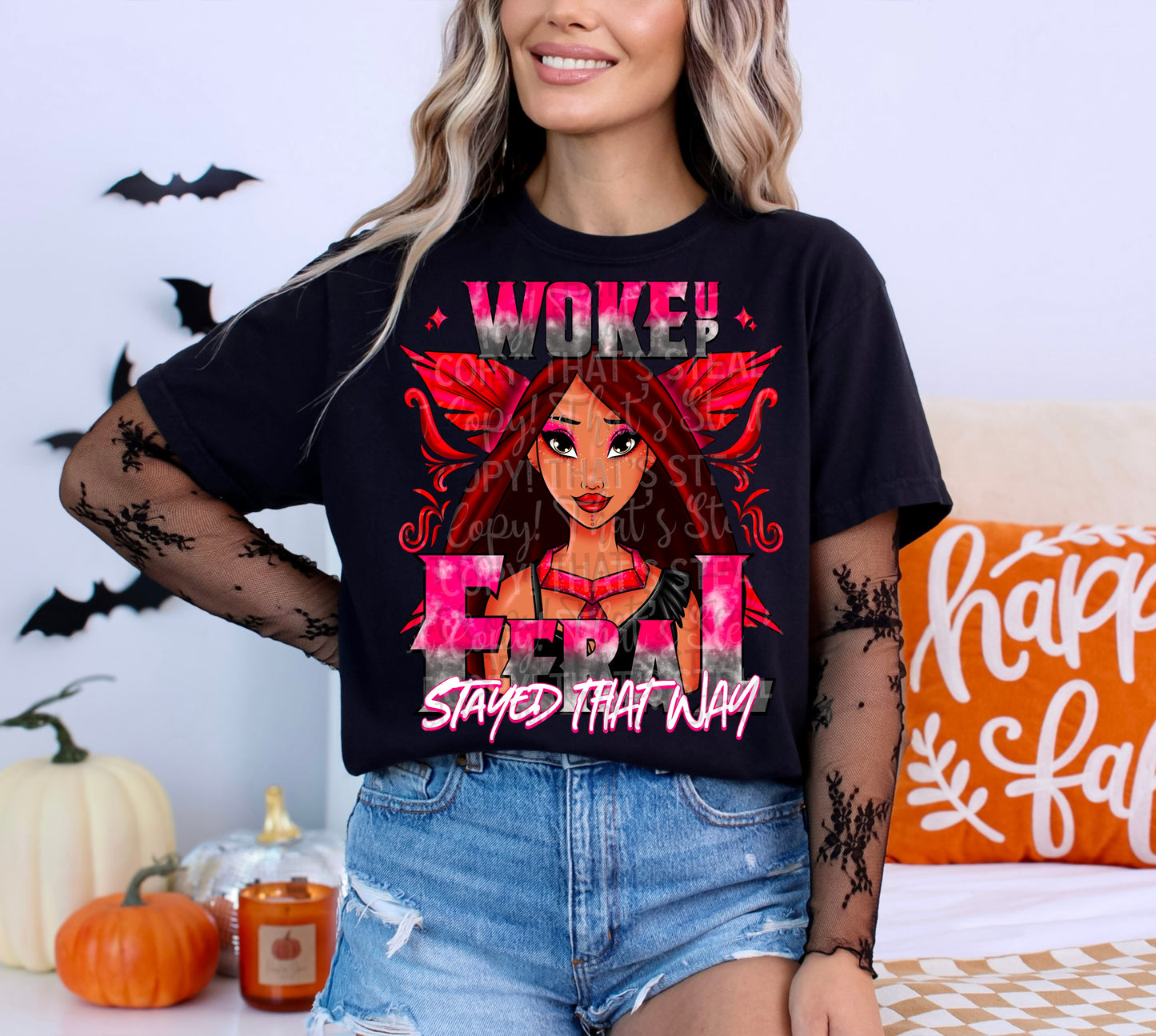 Woke Up Feral DTF Prints