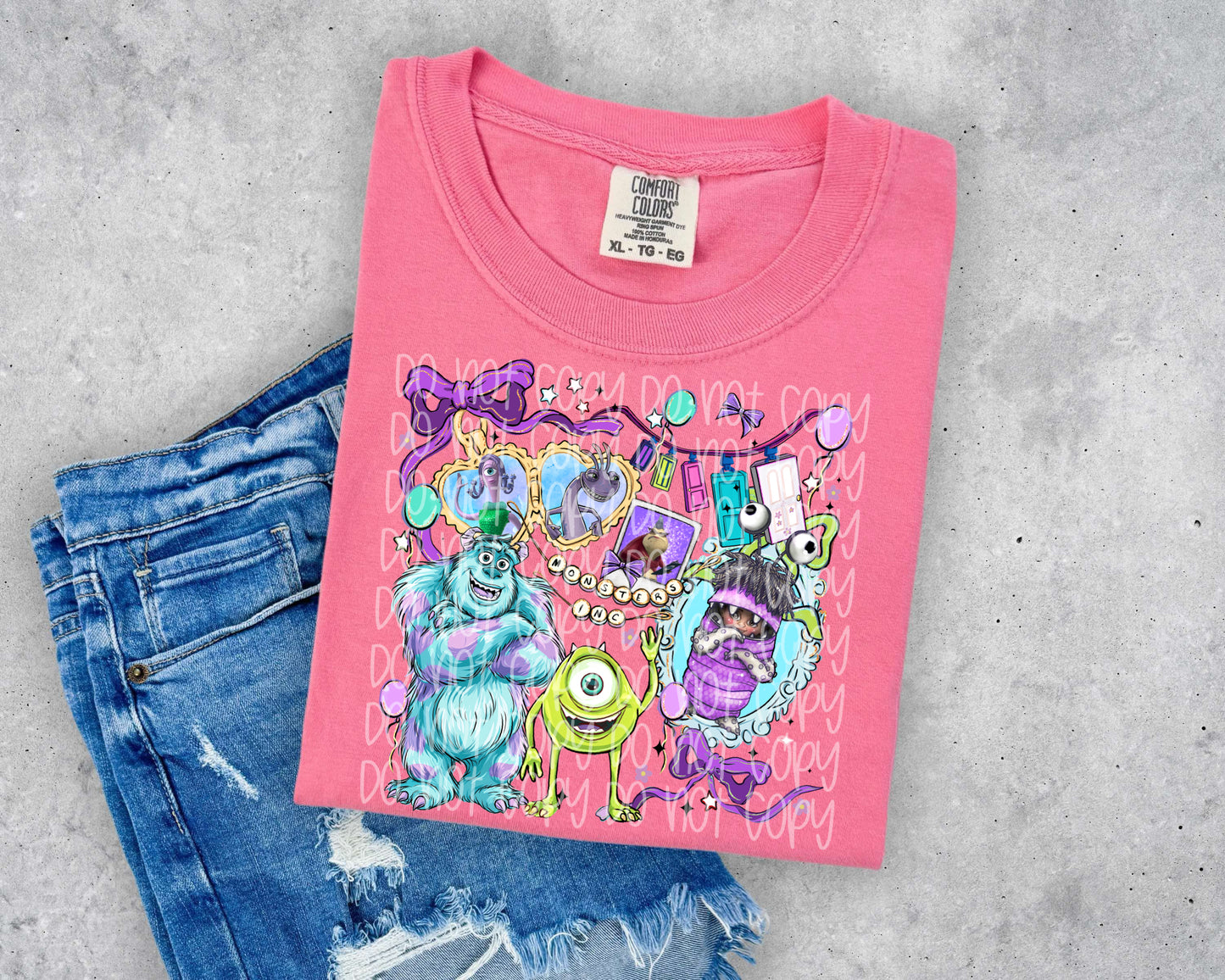 Monster Friends Lockets DTF Prints