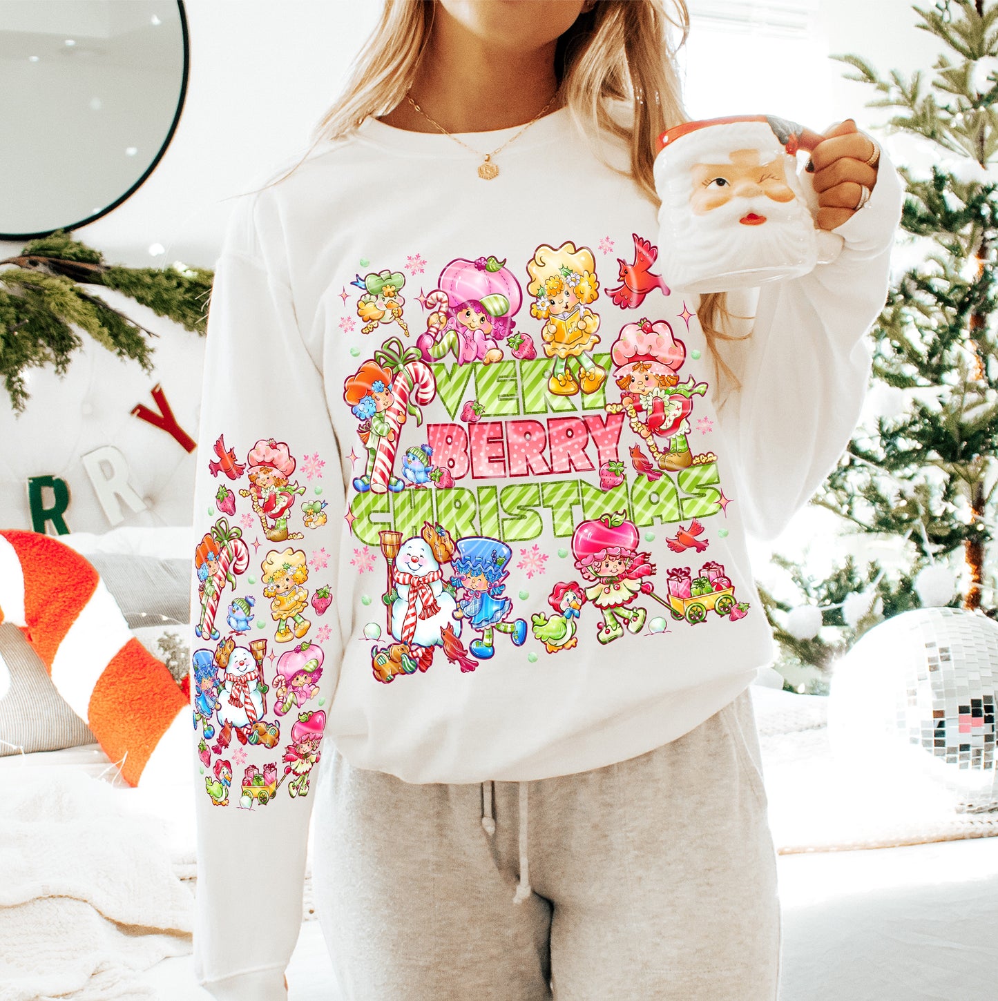 Very Berry Christmas DTF Prints