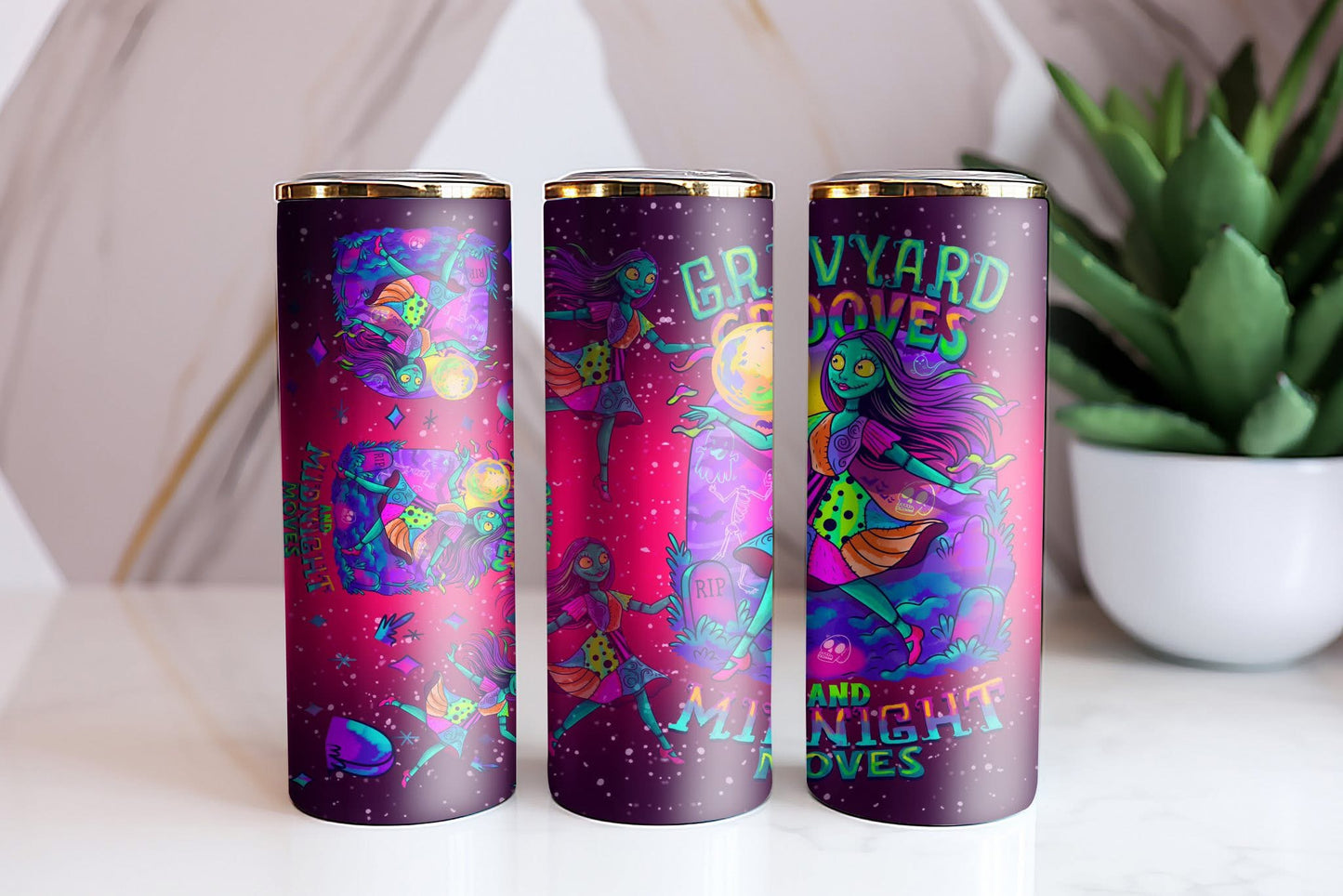 Graveyard Grooves Tumbler Wrap