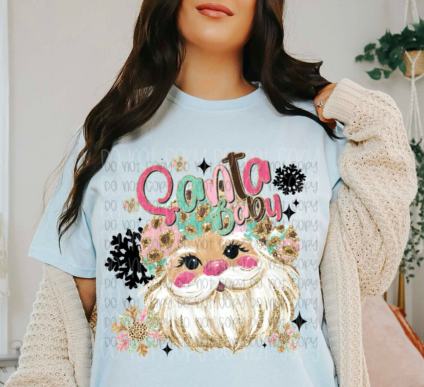 Santa Baby DTF Prints