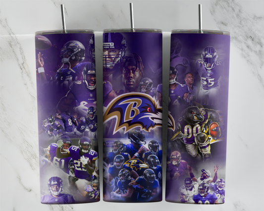 Ravens Football Sports Team Collage Style