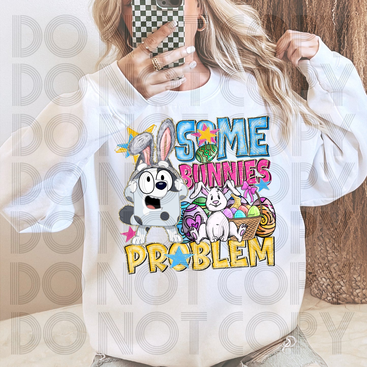 Some Bunnies Problem DTF Print