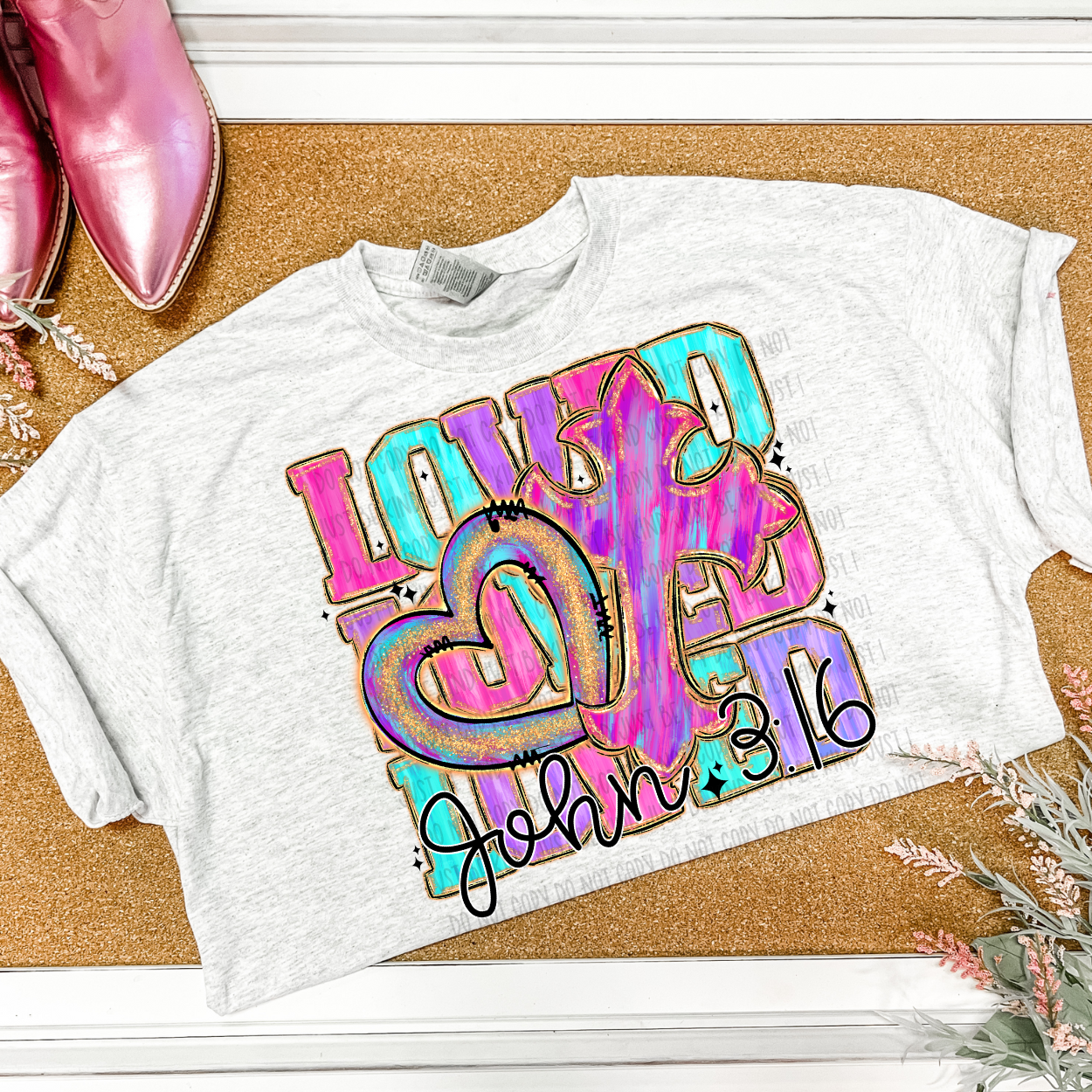 Loved John 3:16 DTF Print