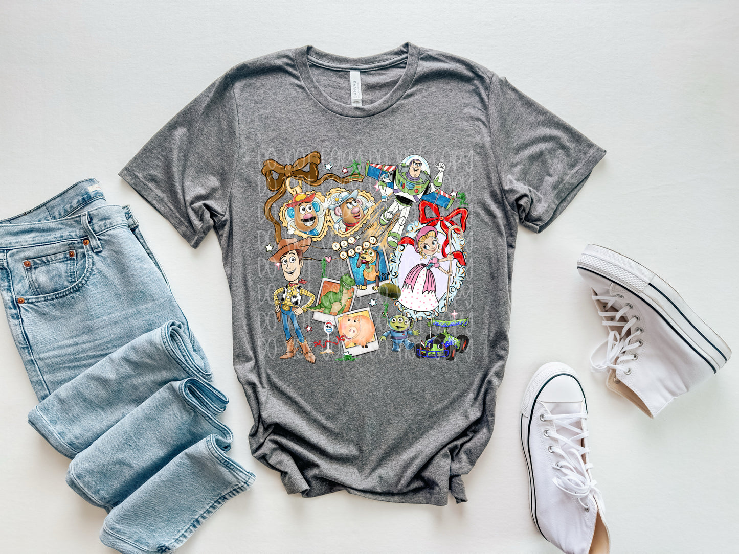 Toy Friends Lockets DTF Prints