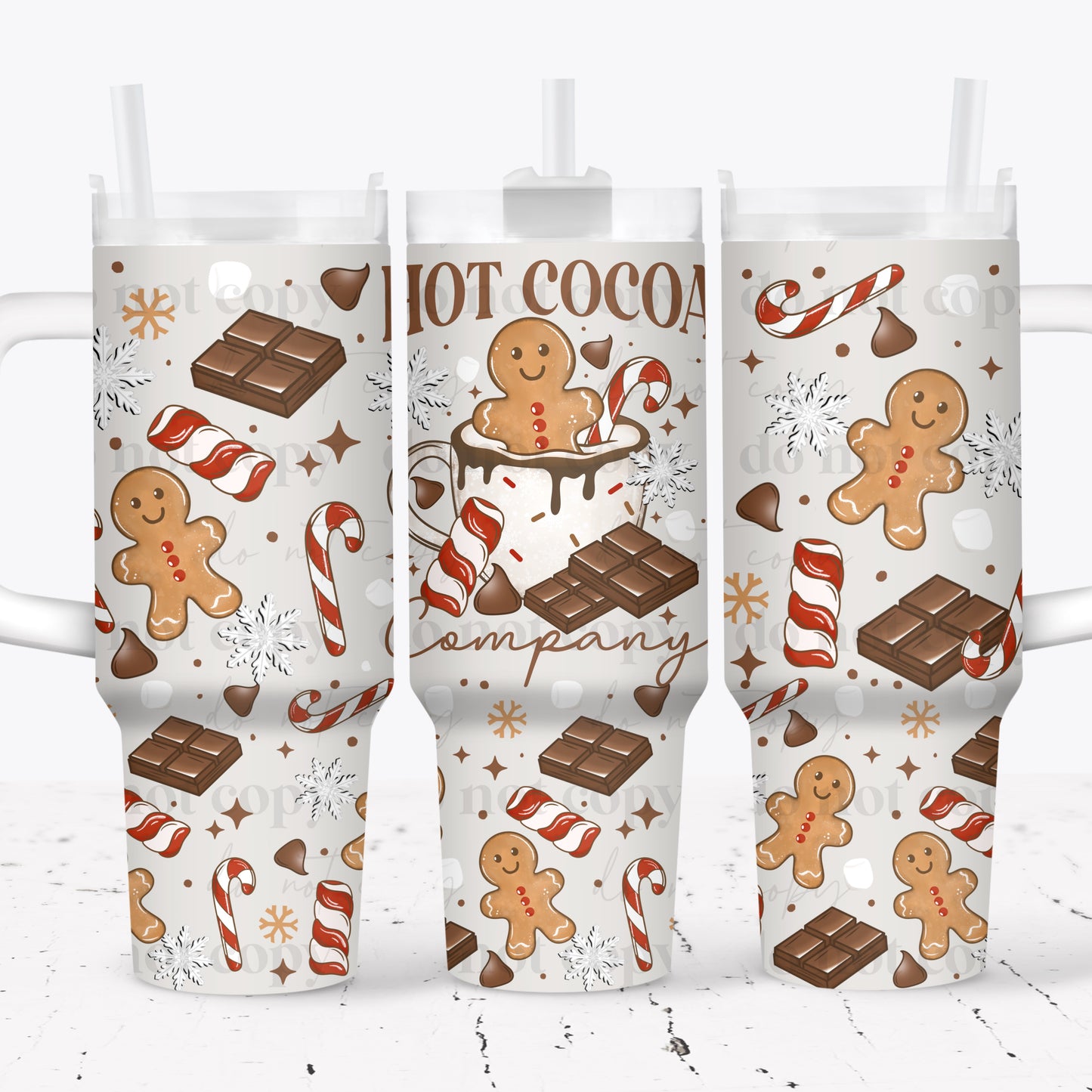 Hot Cocoa Company 40 oz Tumbler Print