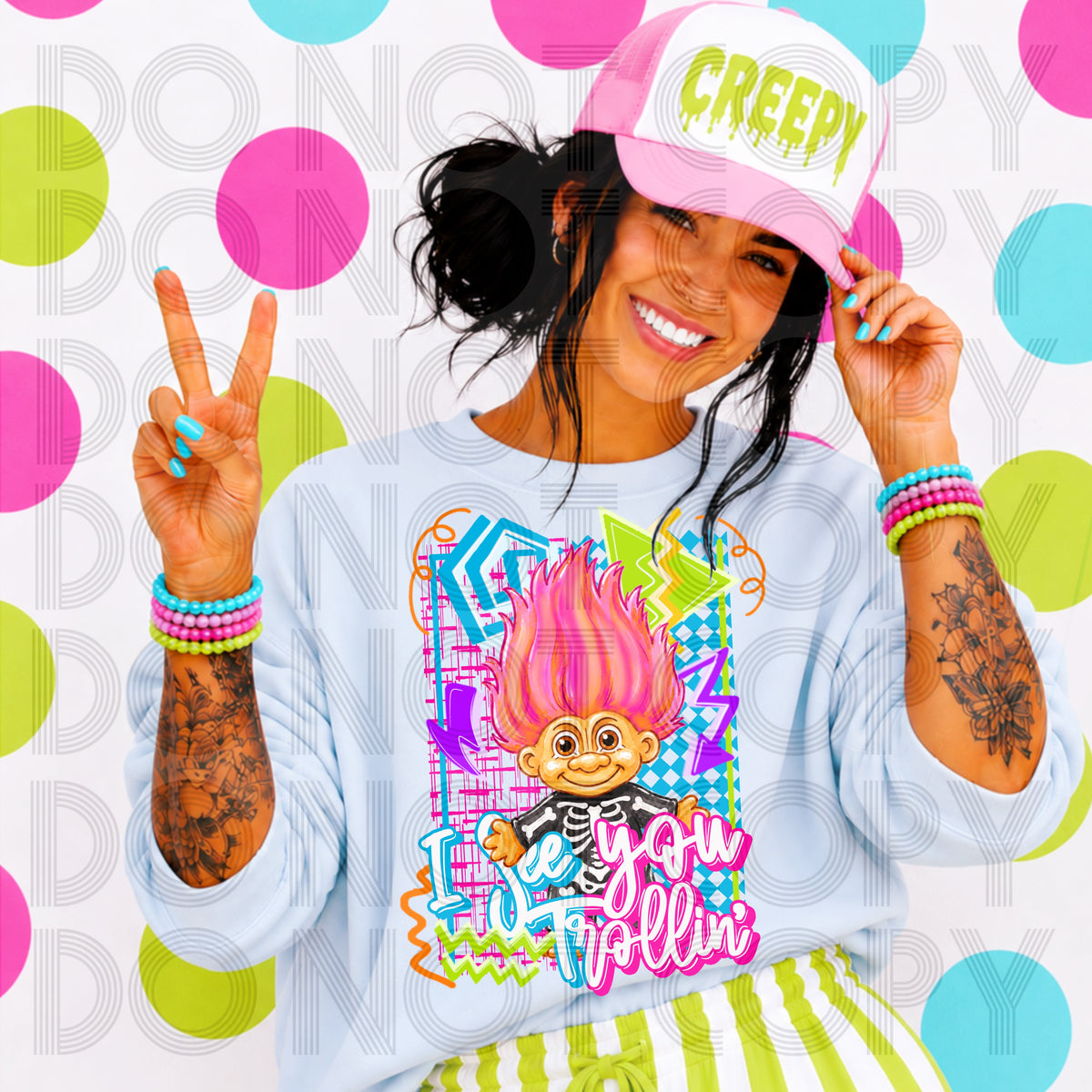 Retro I See You Trollin’ DTF Print