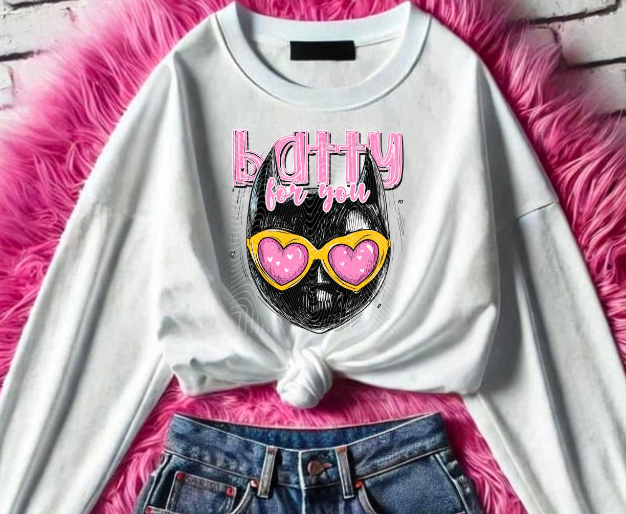 Batty For You DTF Print