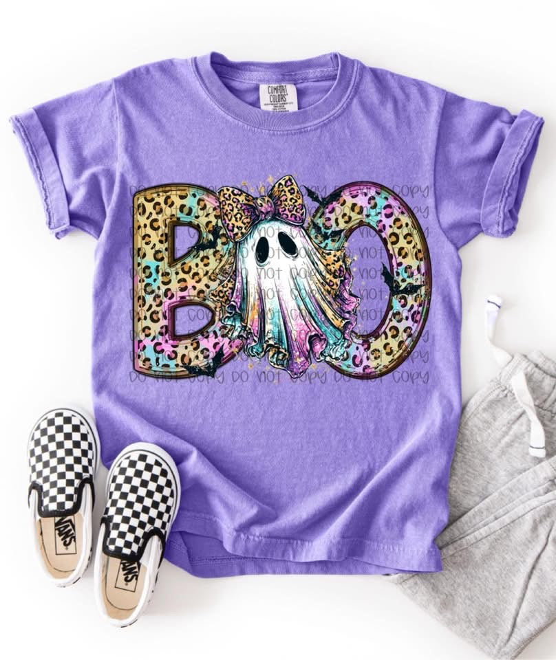 Boo Leopard Ghost DTF Prints