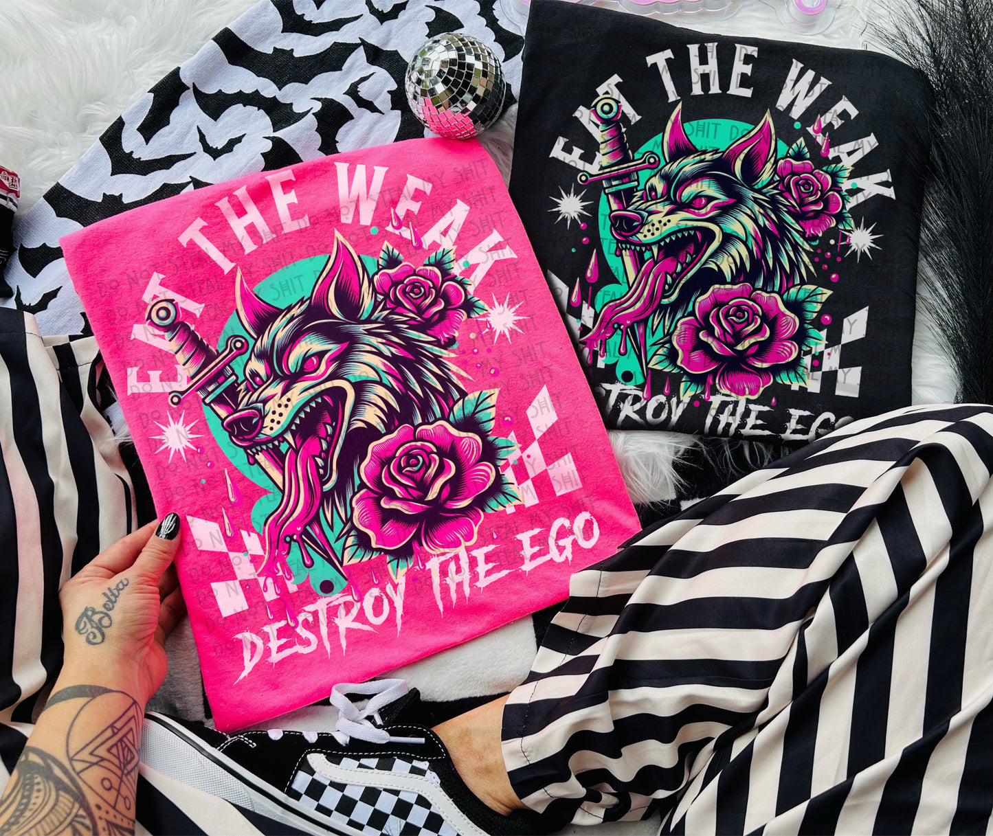 Eat The Weak Destroy The Ego DTF Prints