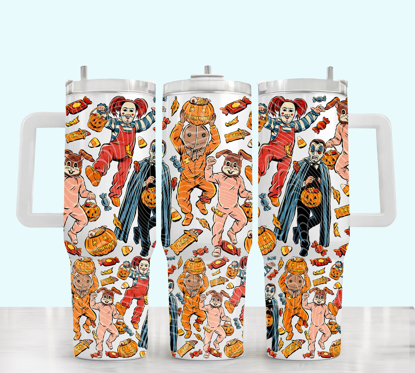 Support Your Local Trick ‘R Treaters 40 oz Tumbler Prints