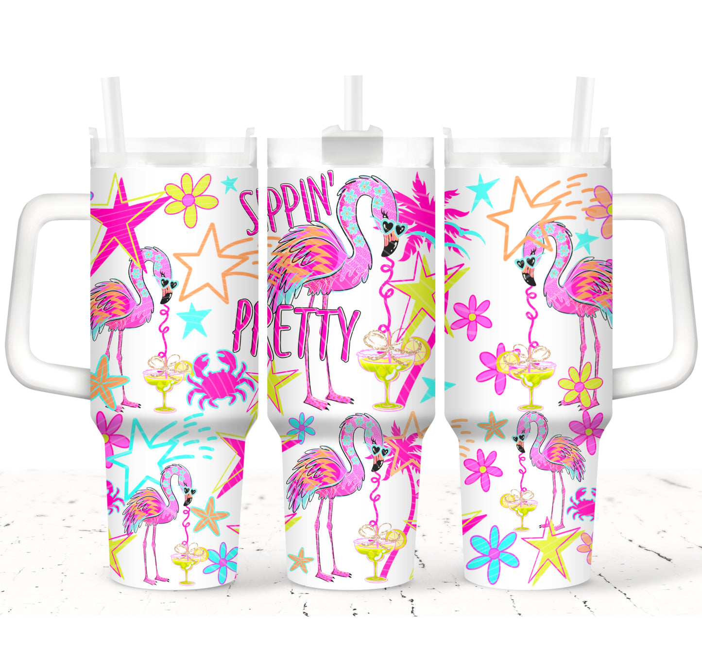 Sippin’ Pretty 40 oz Tumbler Prints