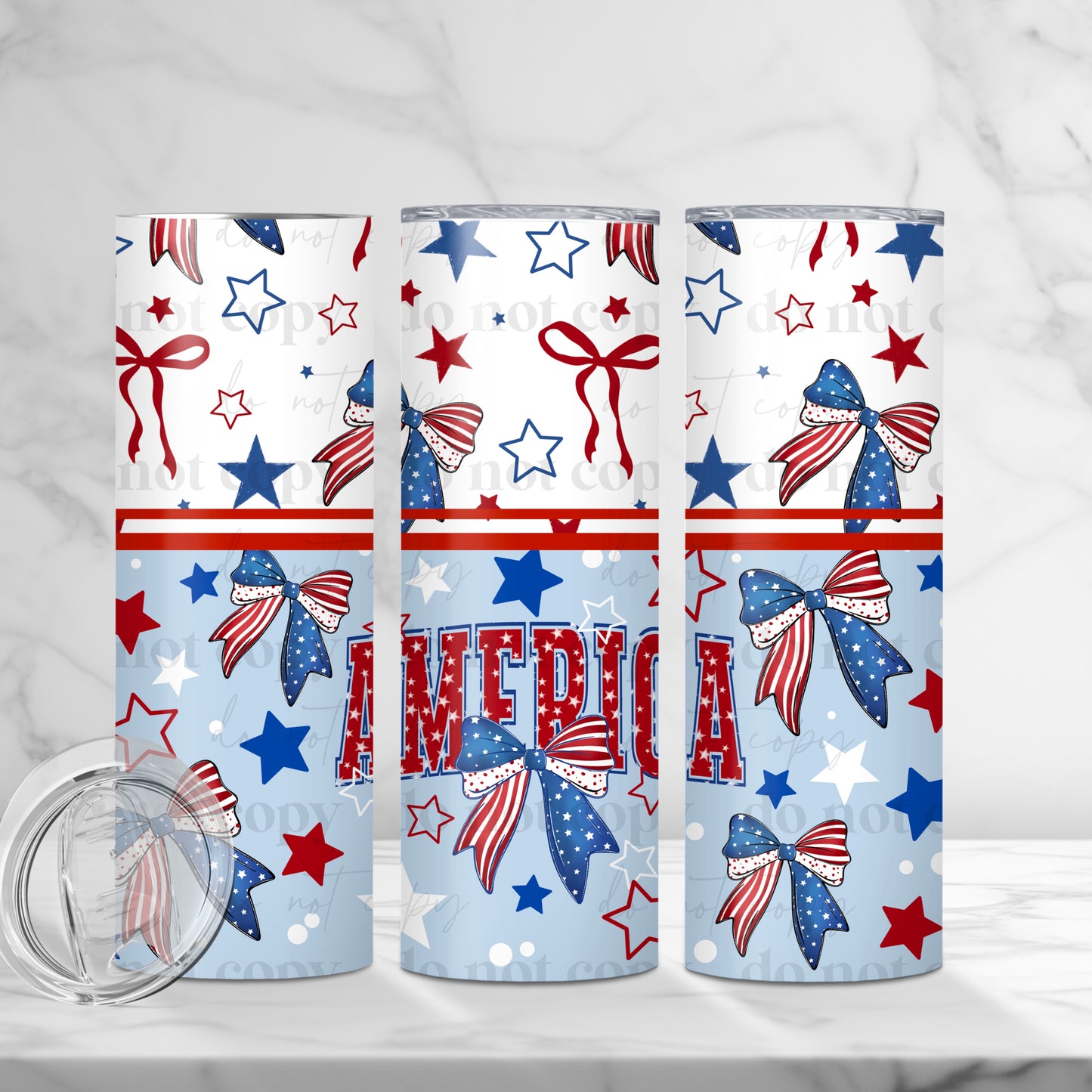America Bows Tumbler Wrap