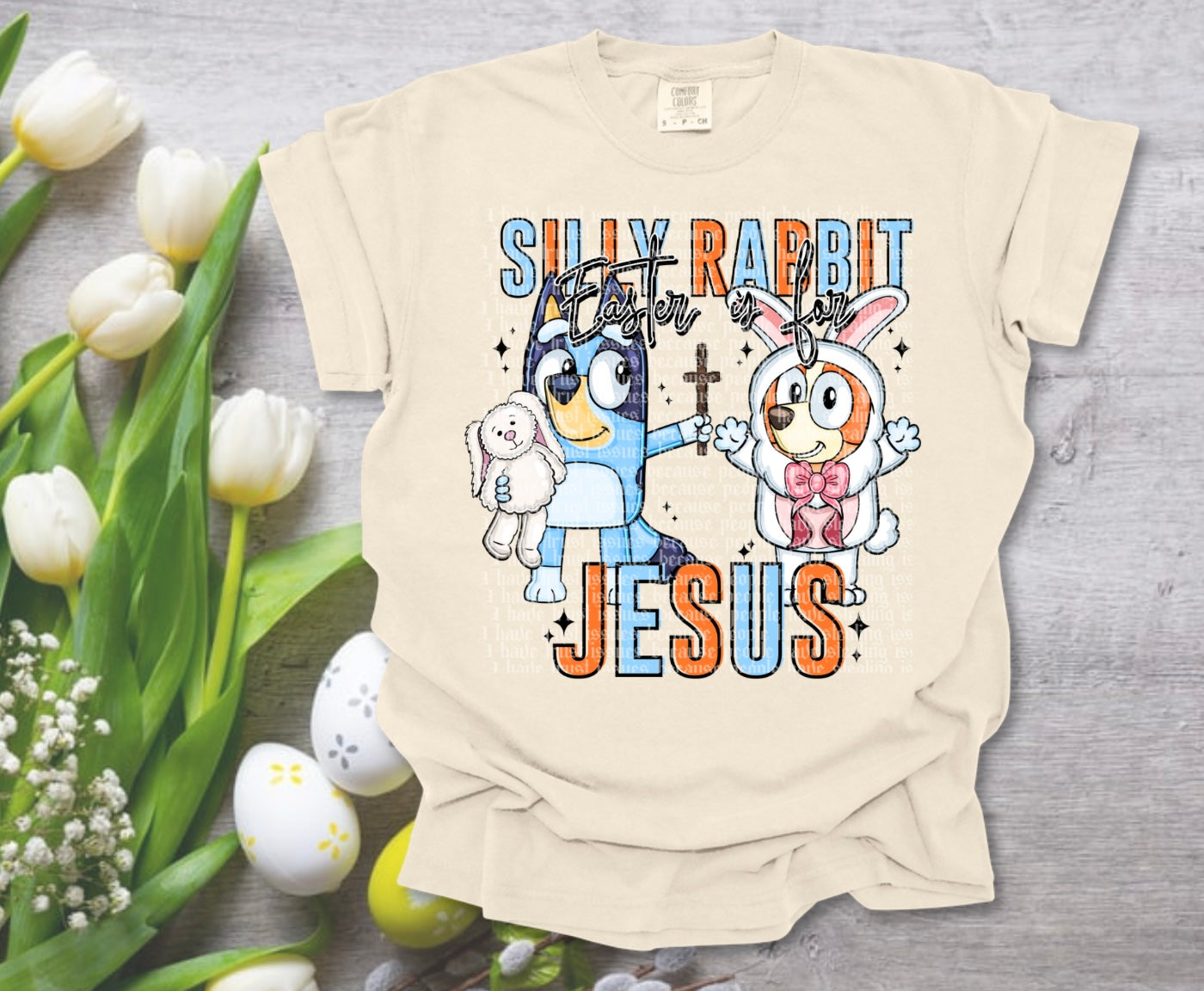 Silly Rabbit Easter Is For Jesus DTF Print