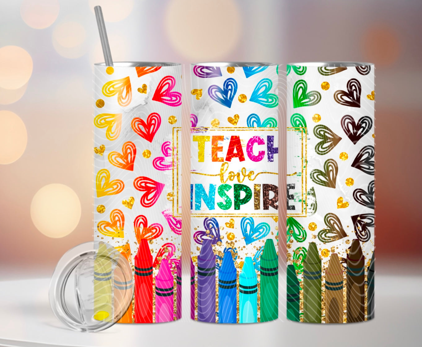 Teach Love Inspire Tumbler Wrap