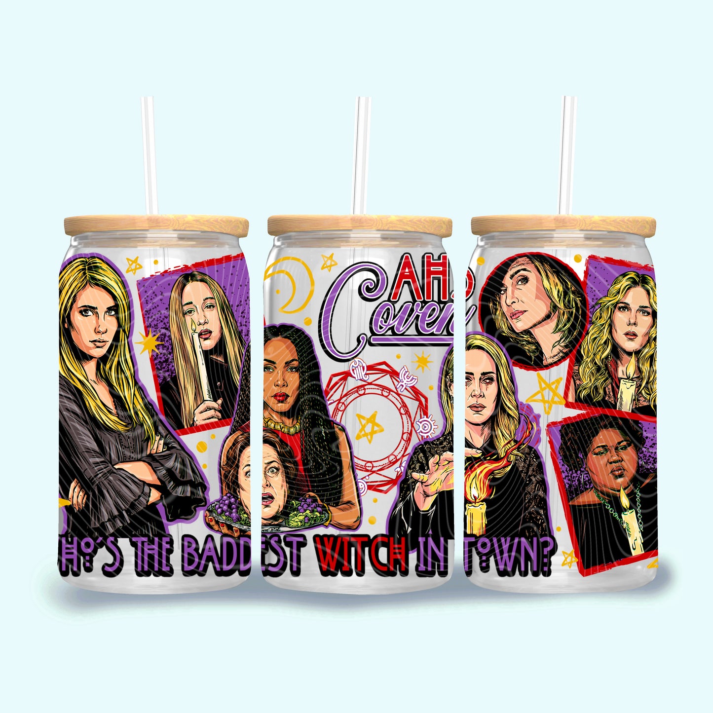 AHS Coven Supreme 16 oz Glass Wraps