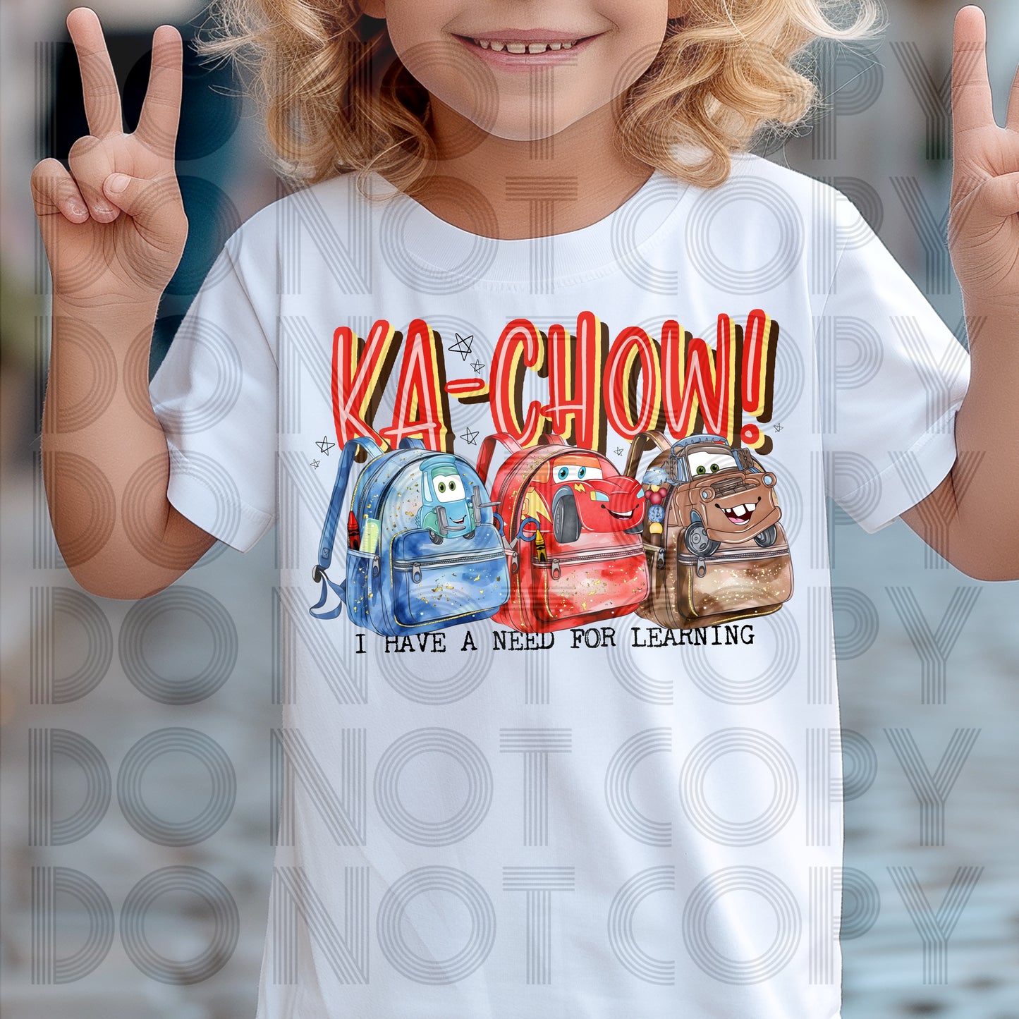 Kachow I Have A Need For Learning DTF Print