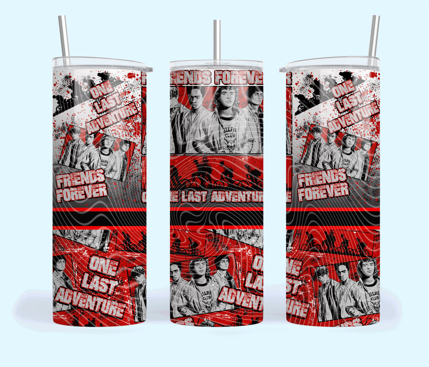 Friends Forever One Last Adventure Tumbler Wrap