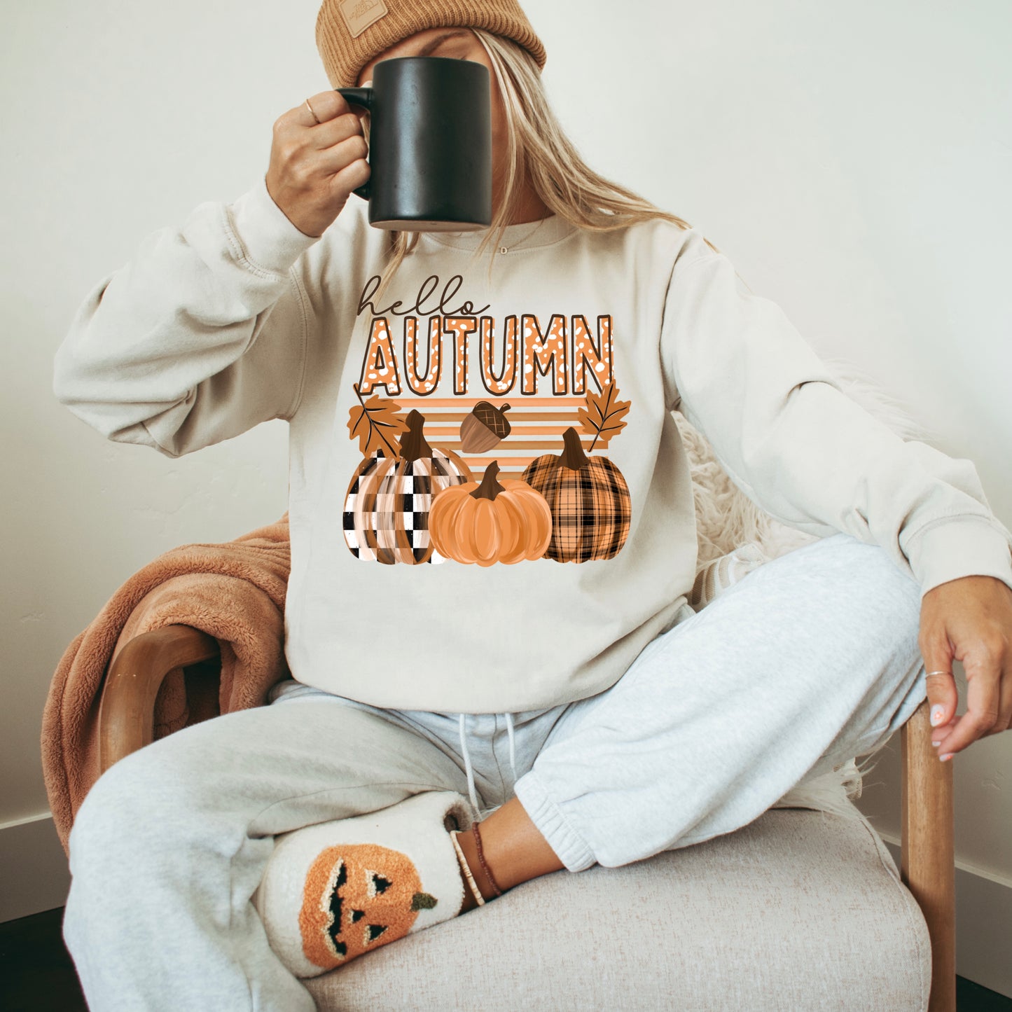 Hello Autumn DTF Print
