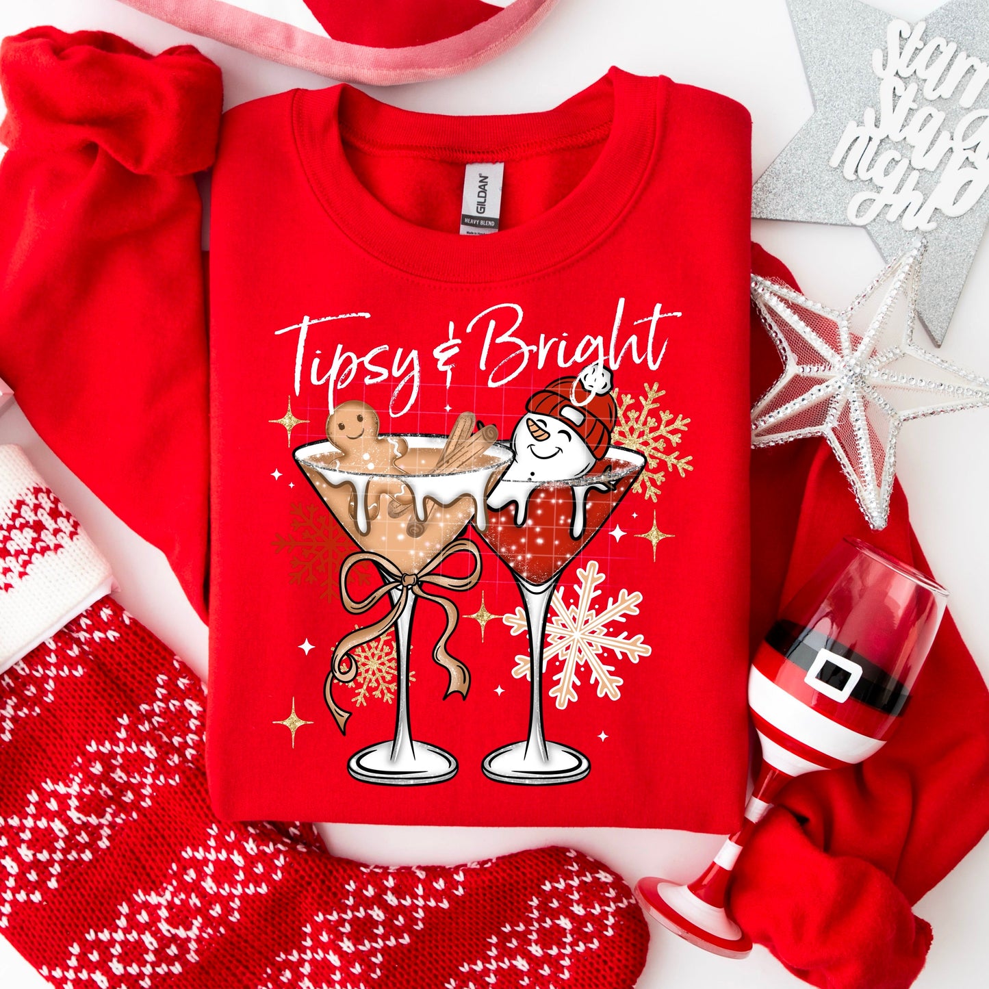 Tipsy & Bright Martinis DTF Prints