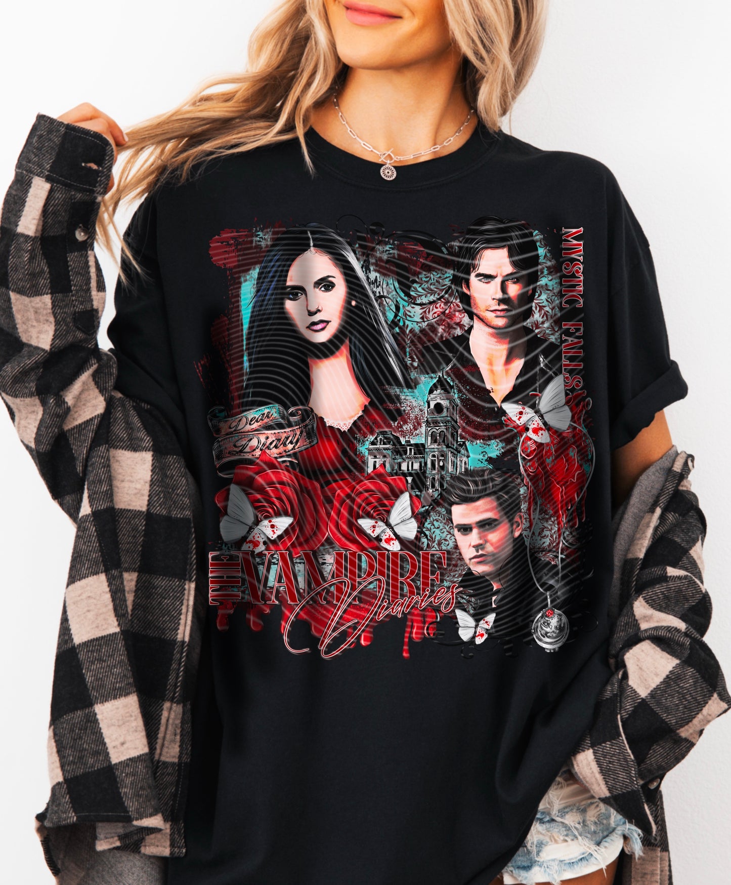 TVD Mystic Falls DTF Prints