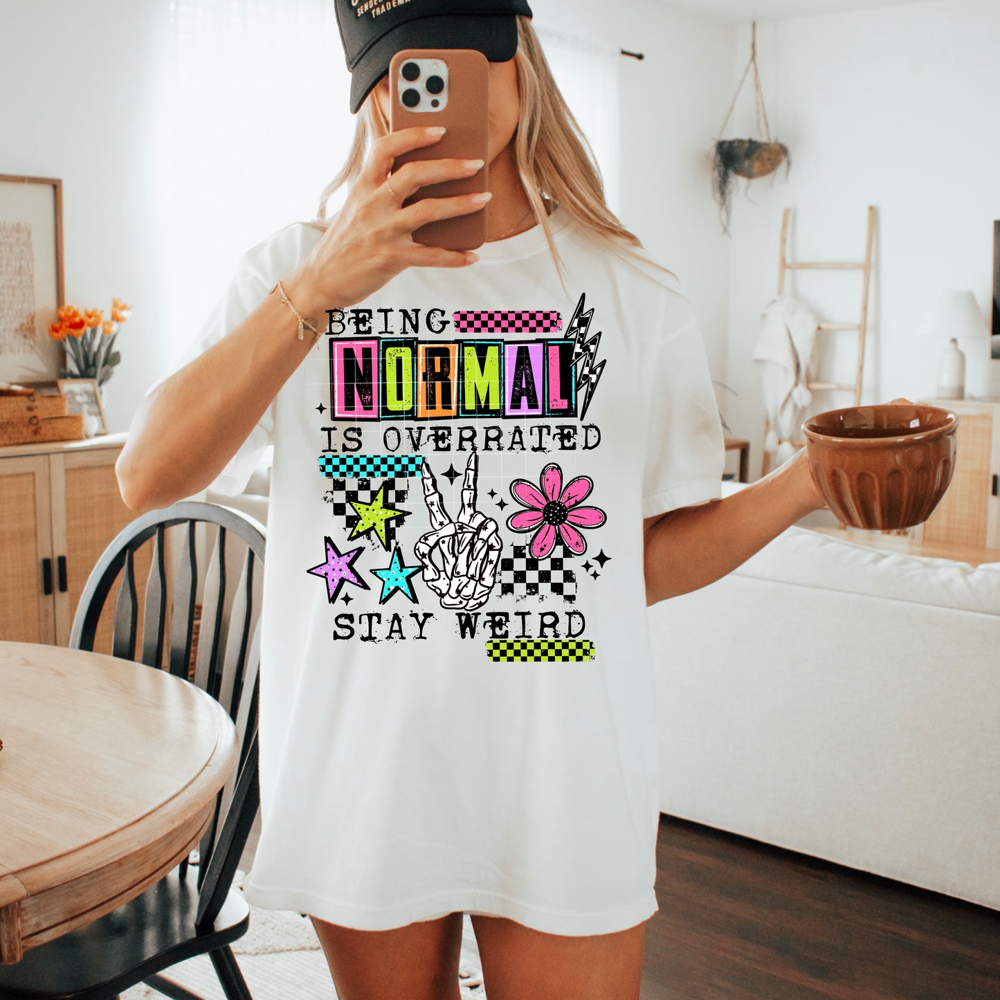Being Normal Is Overrated Stay Wierd DTF Prints