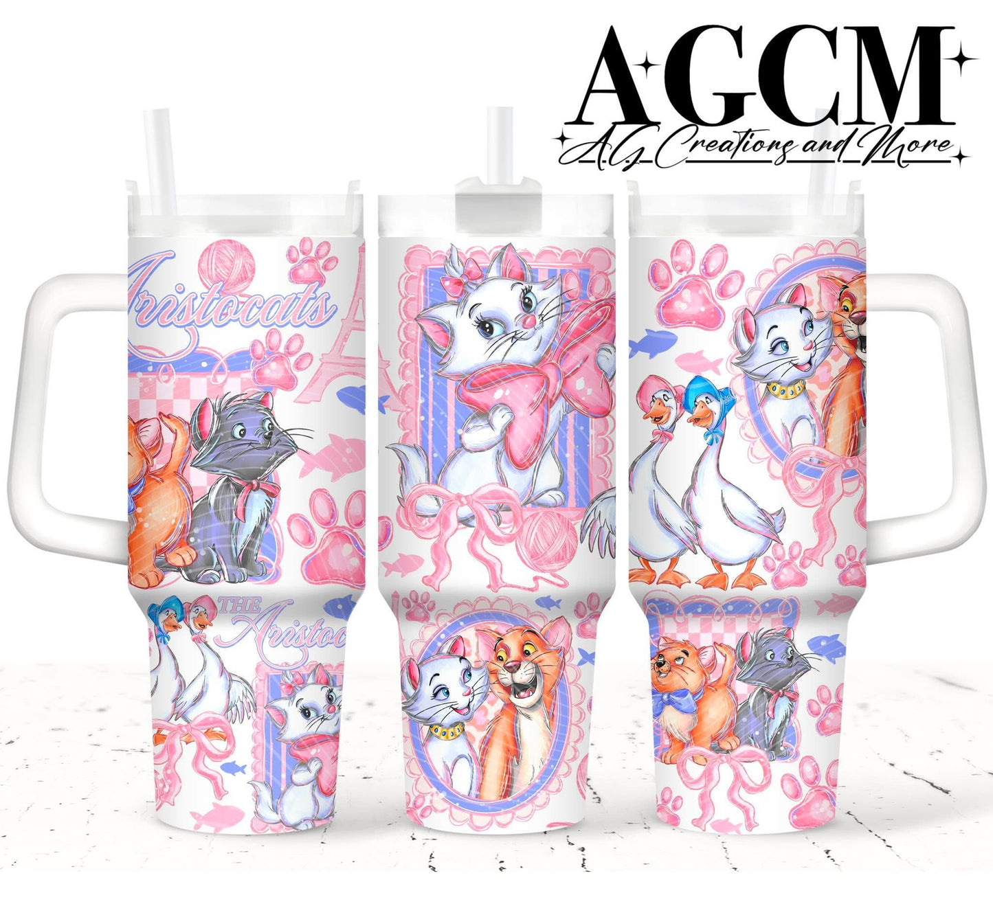 Coquette AristoCats 40 oz Tumbler Print