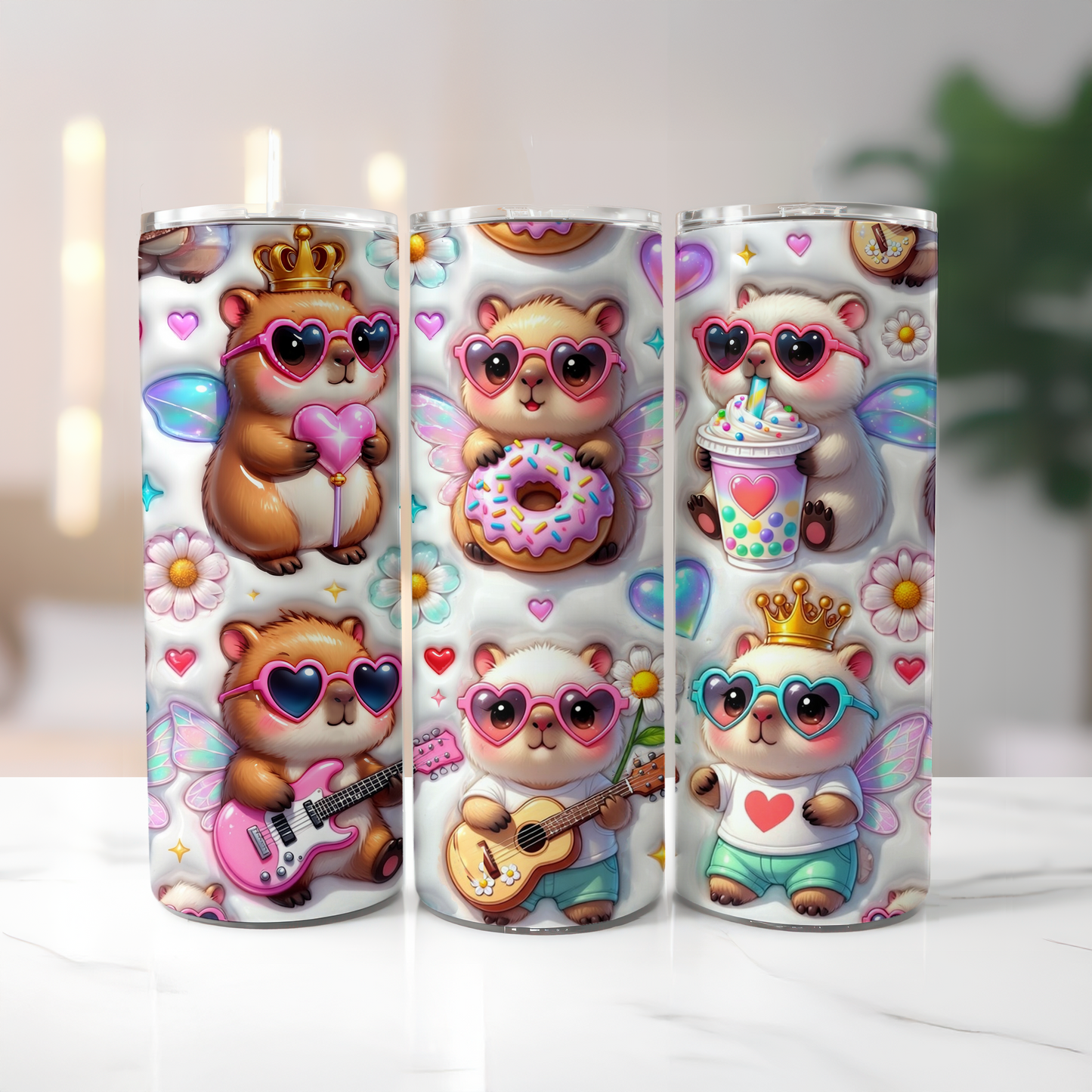 Cute Cabybara Tumbler Wrap