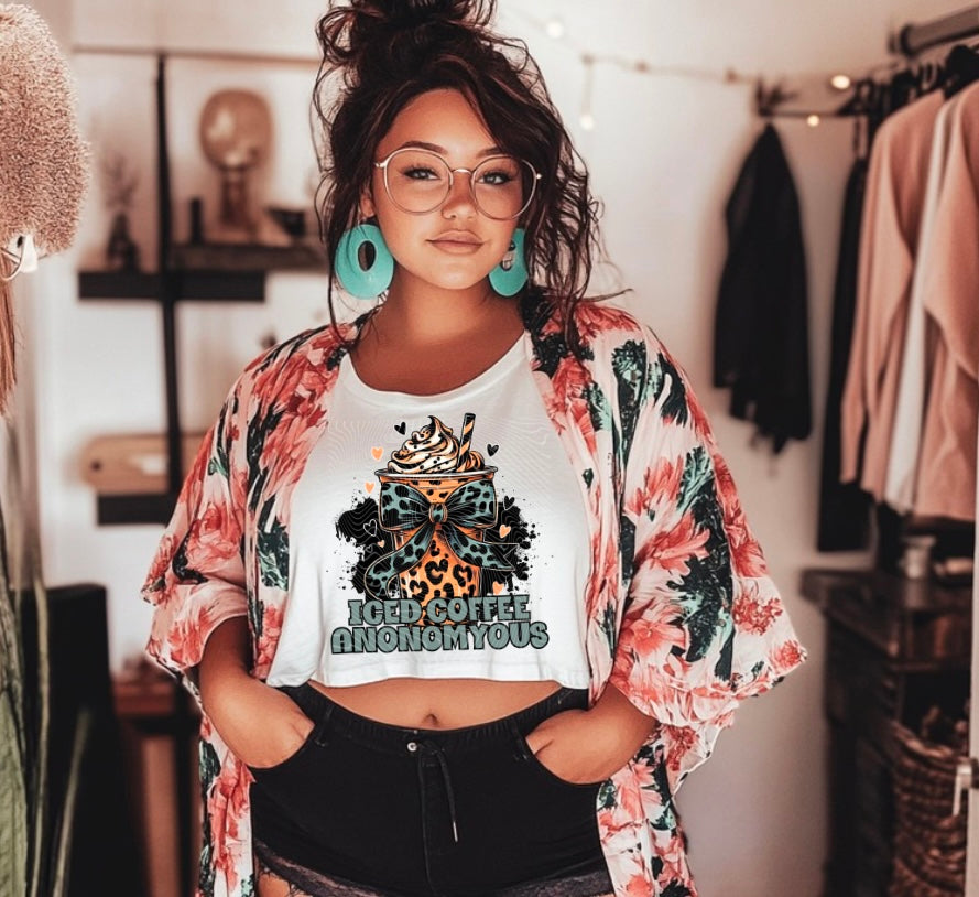 Iced Coffee Anonymous DTF Print