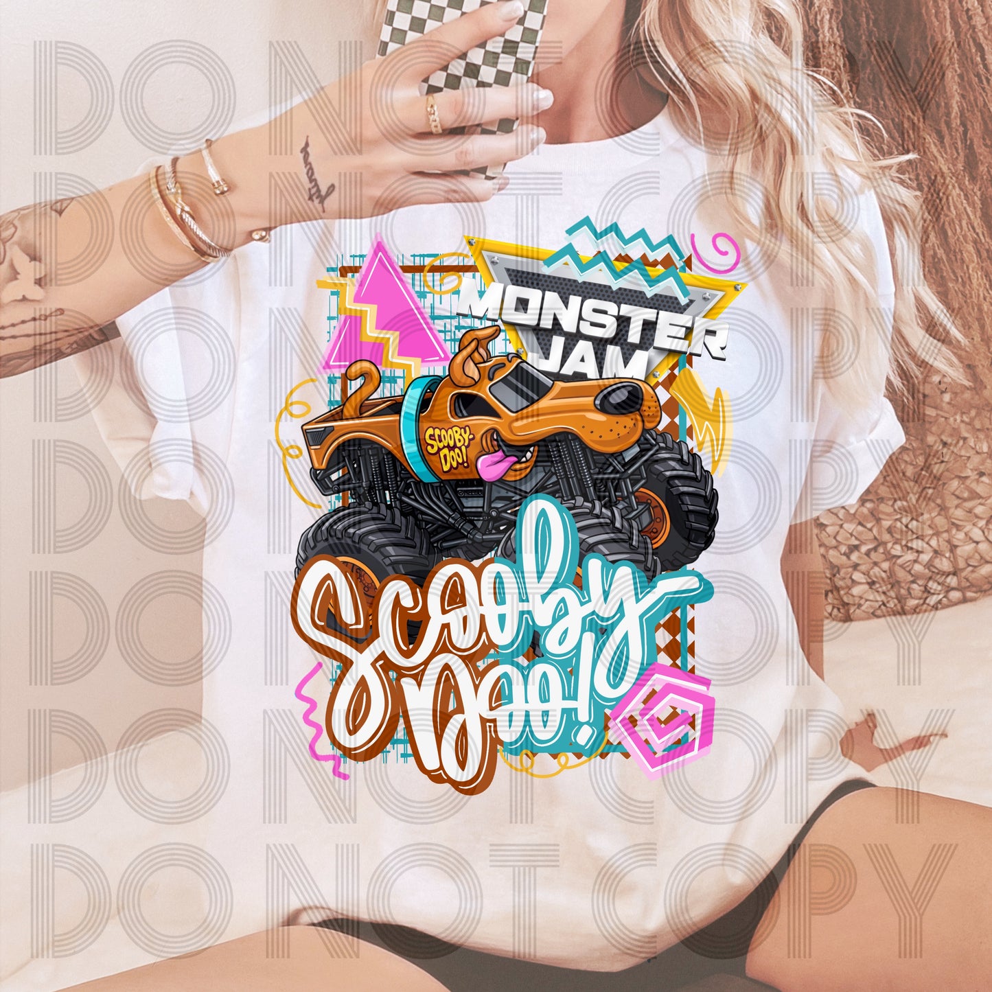 Retro Style MJ Scooby DTF Prints