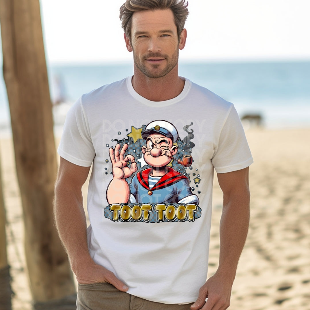 Throwback Toot Toot DTF Prints
