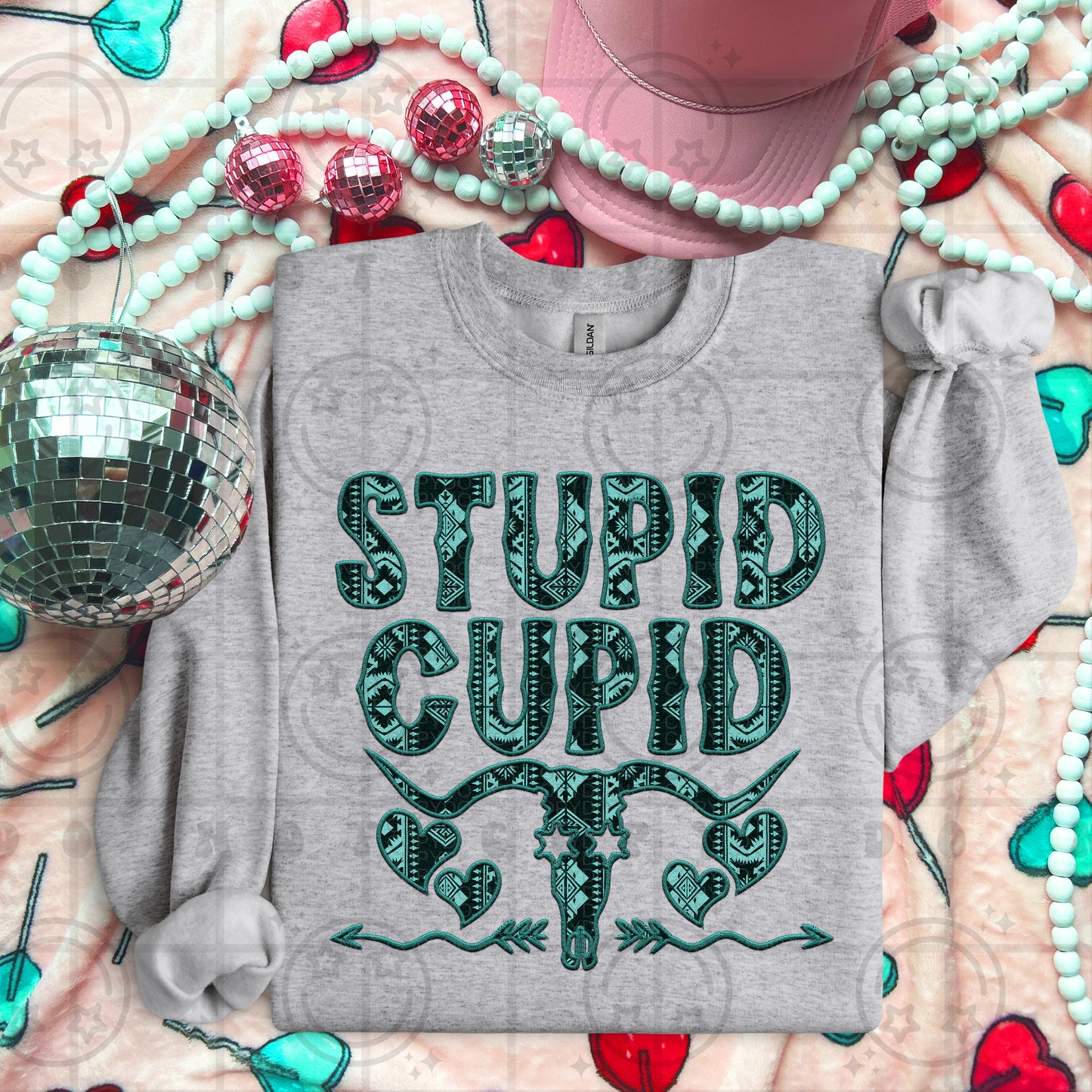Western Stupid Cupid DTF Print