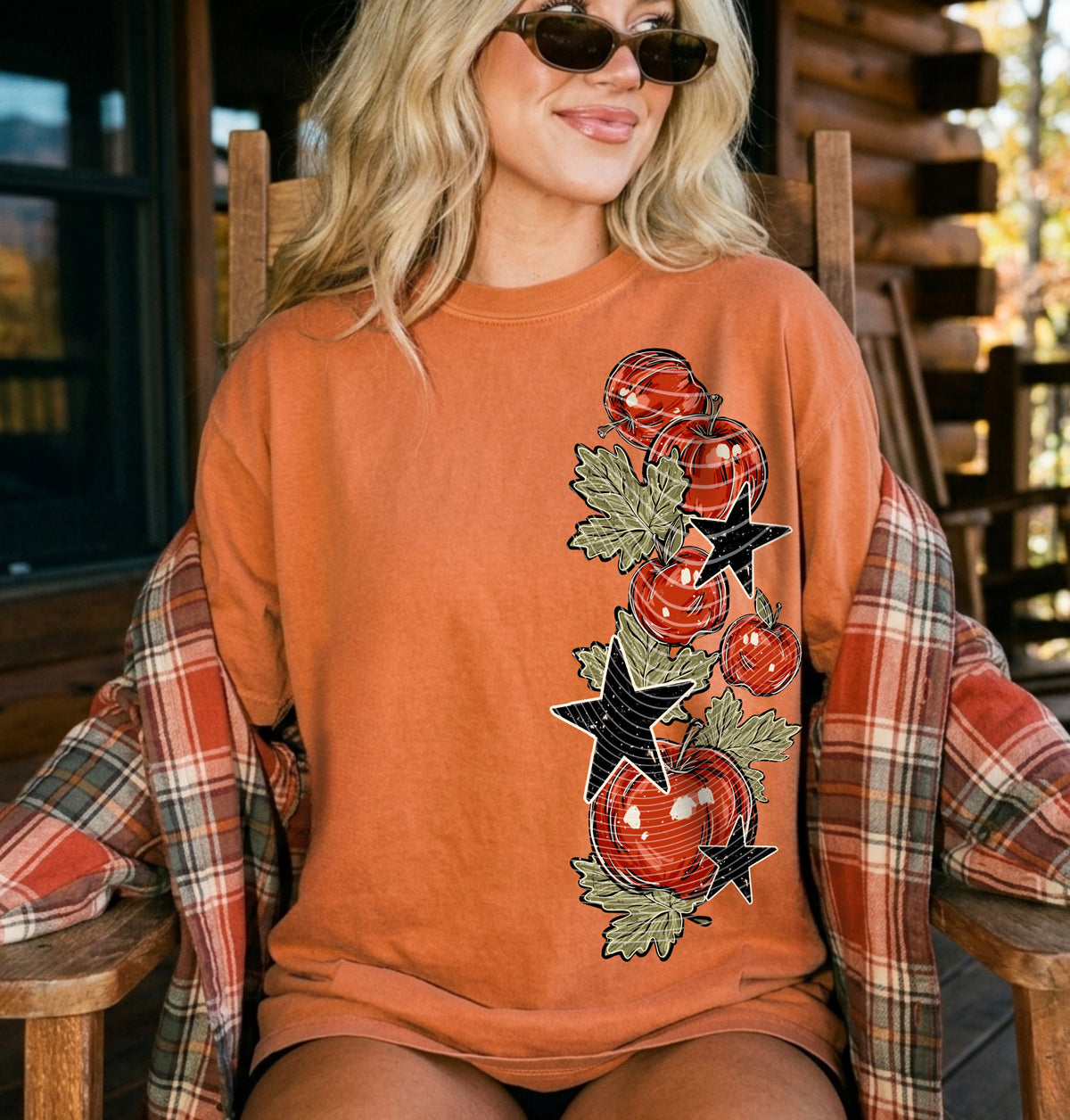 Fall Apples DTF Print