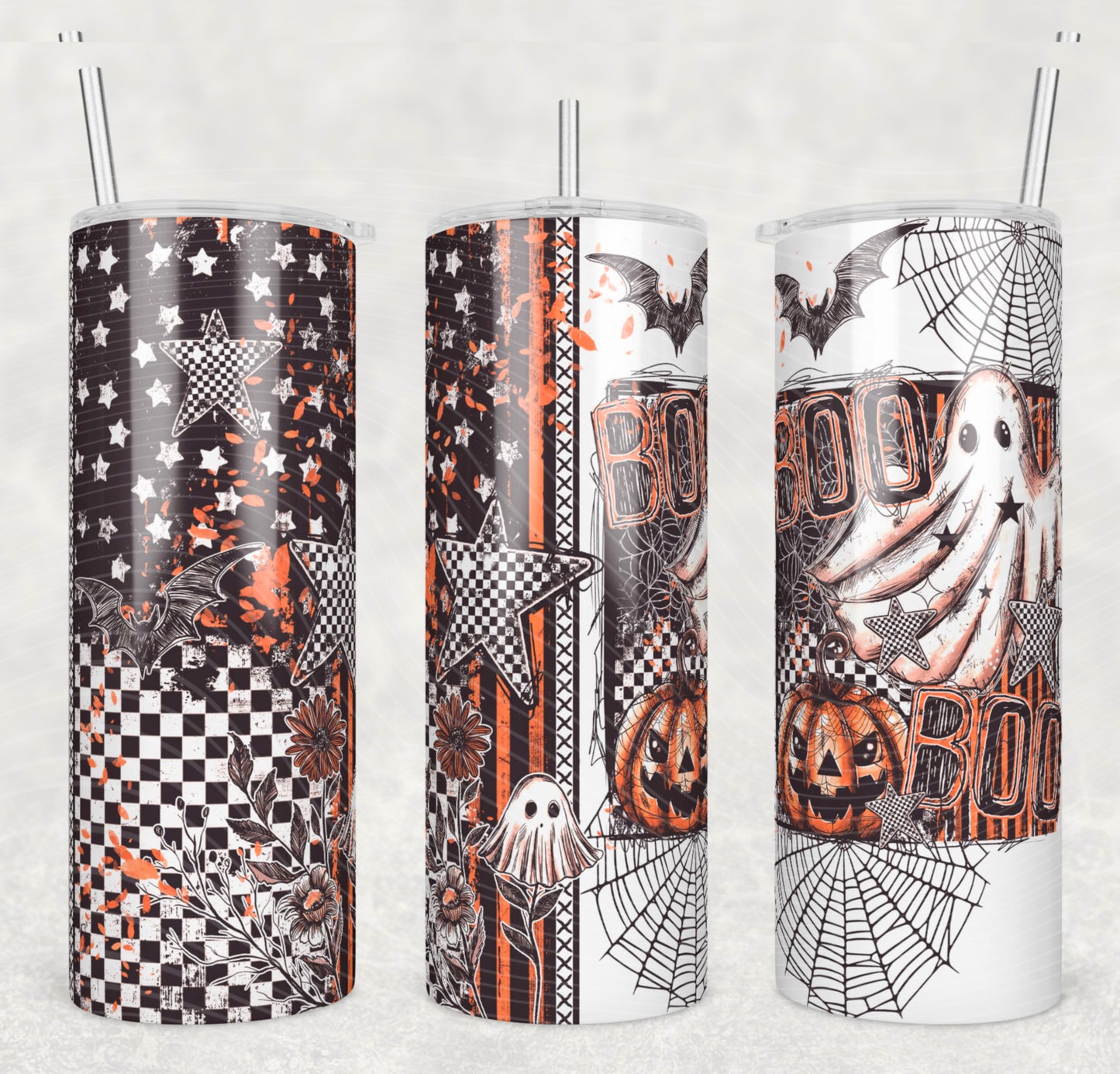 Boo Boo Flying Ghost Tumbler Wrap