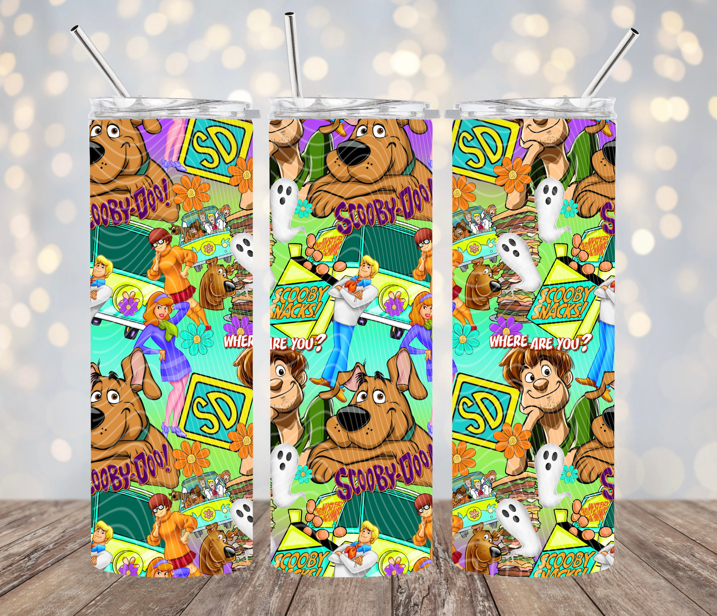 Polaroid Scooby Tumbler Wrap